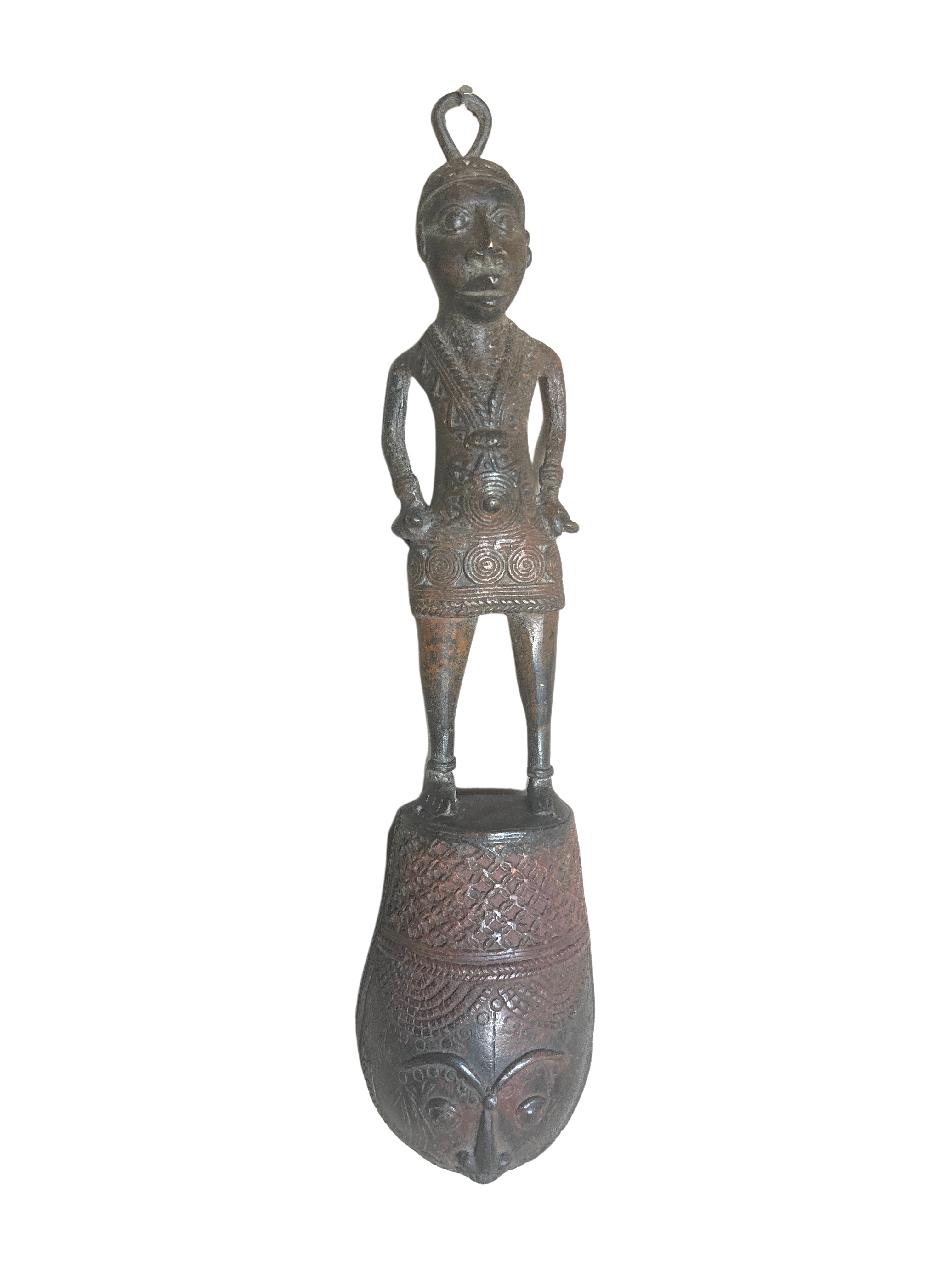 Edo Tribe Benin Bronze Spoon