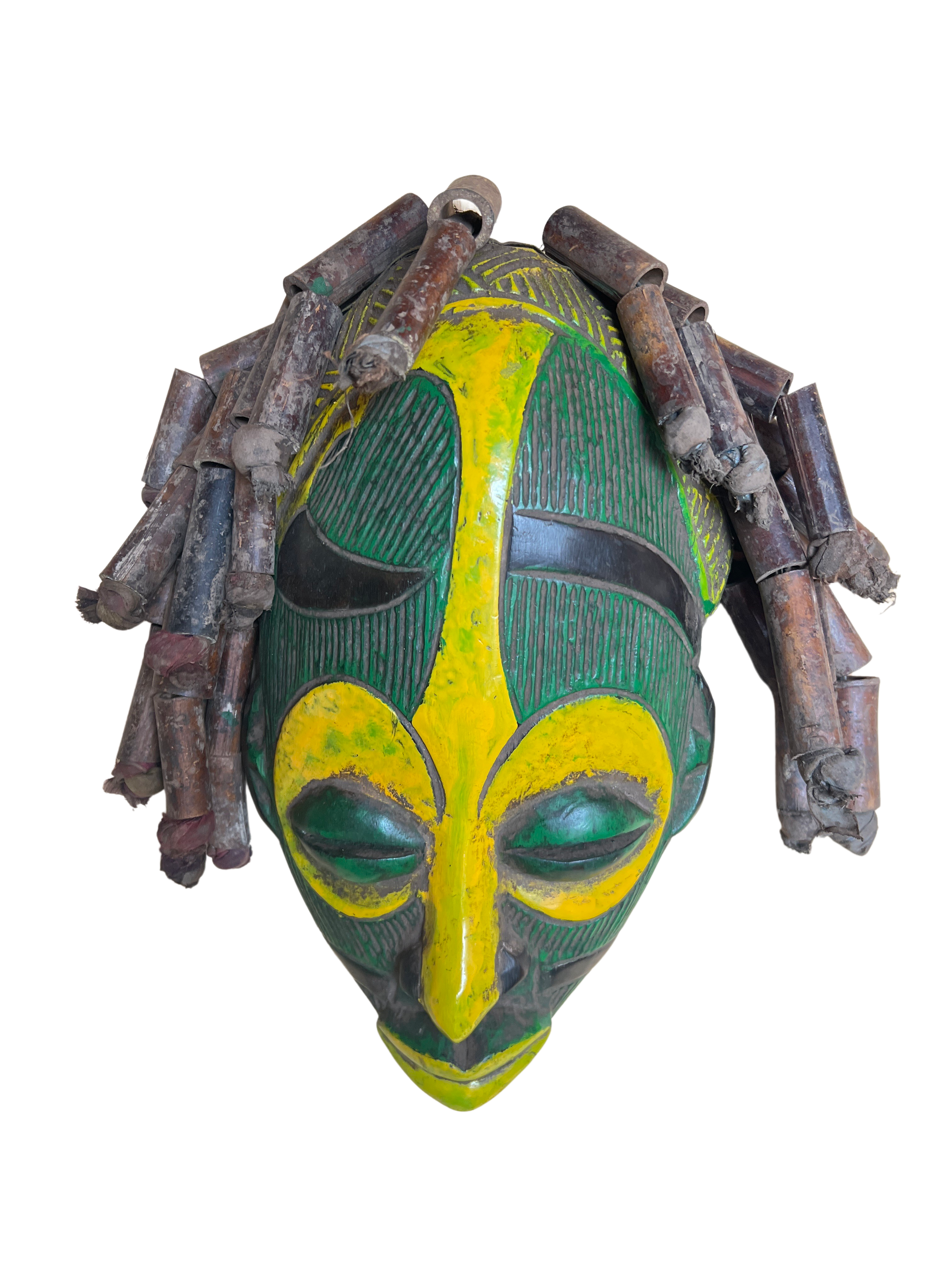 Chokwe Tribe Painted Mask