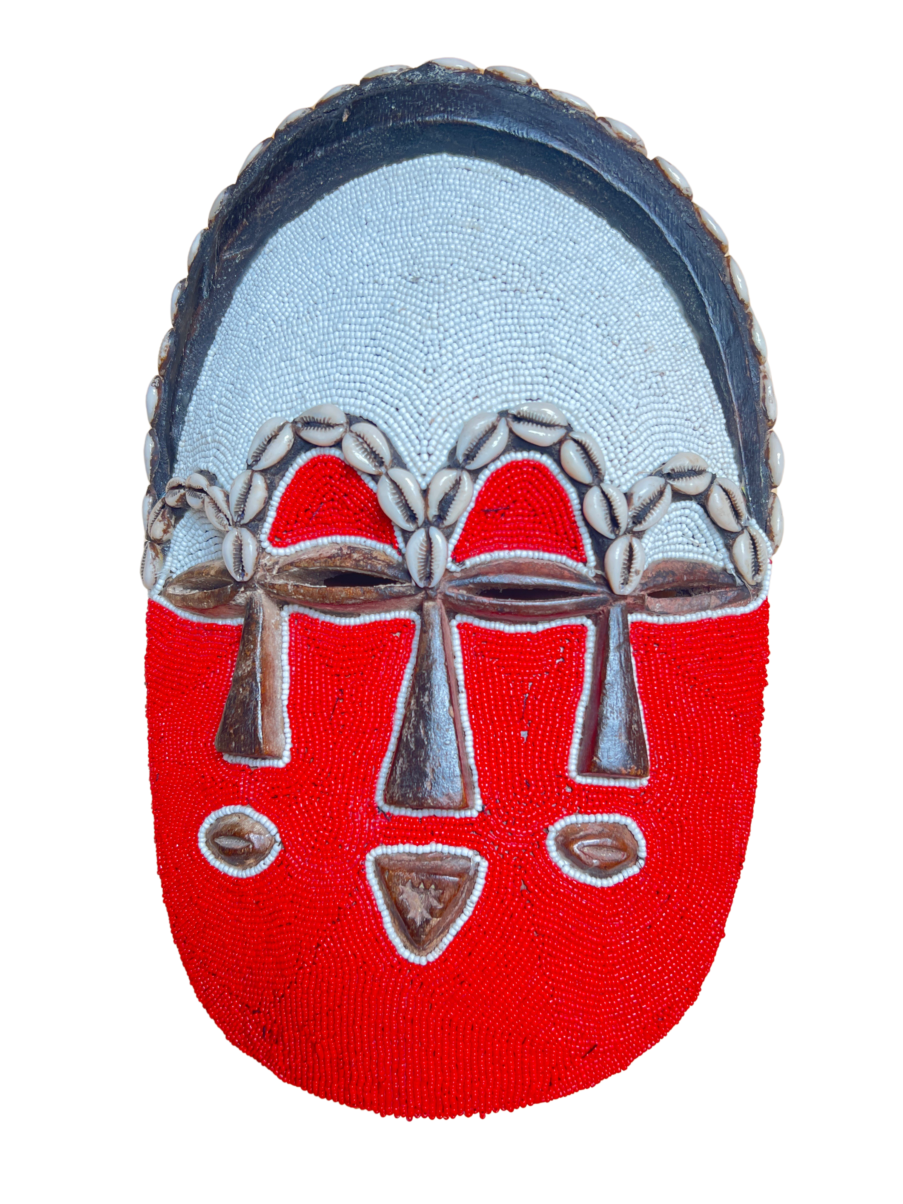 Fang Beaded Mask