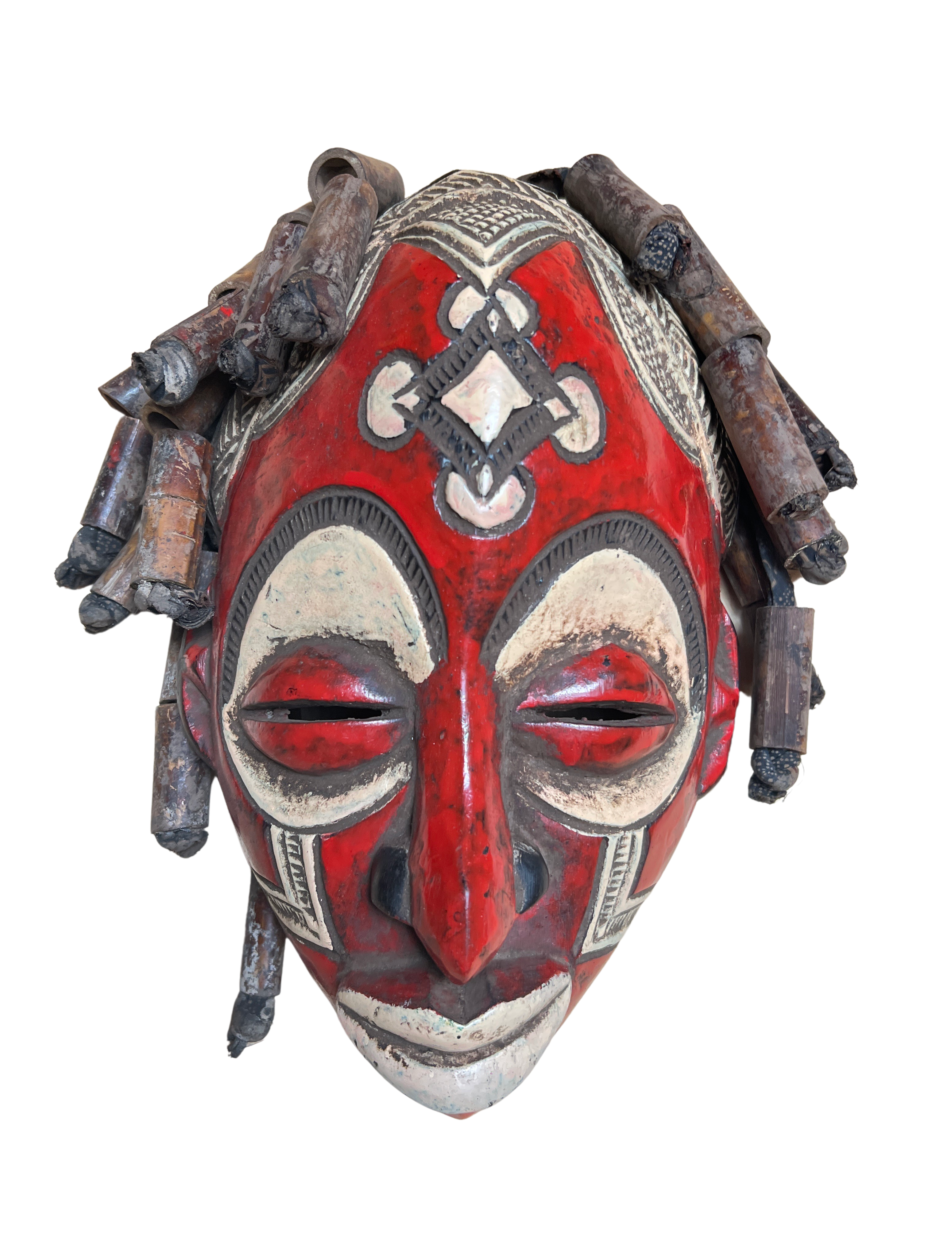 Chokwe Tribe Painted Mask