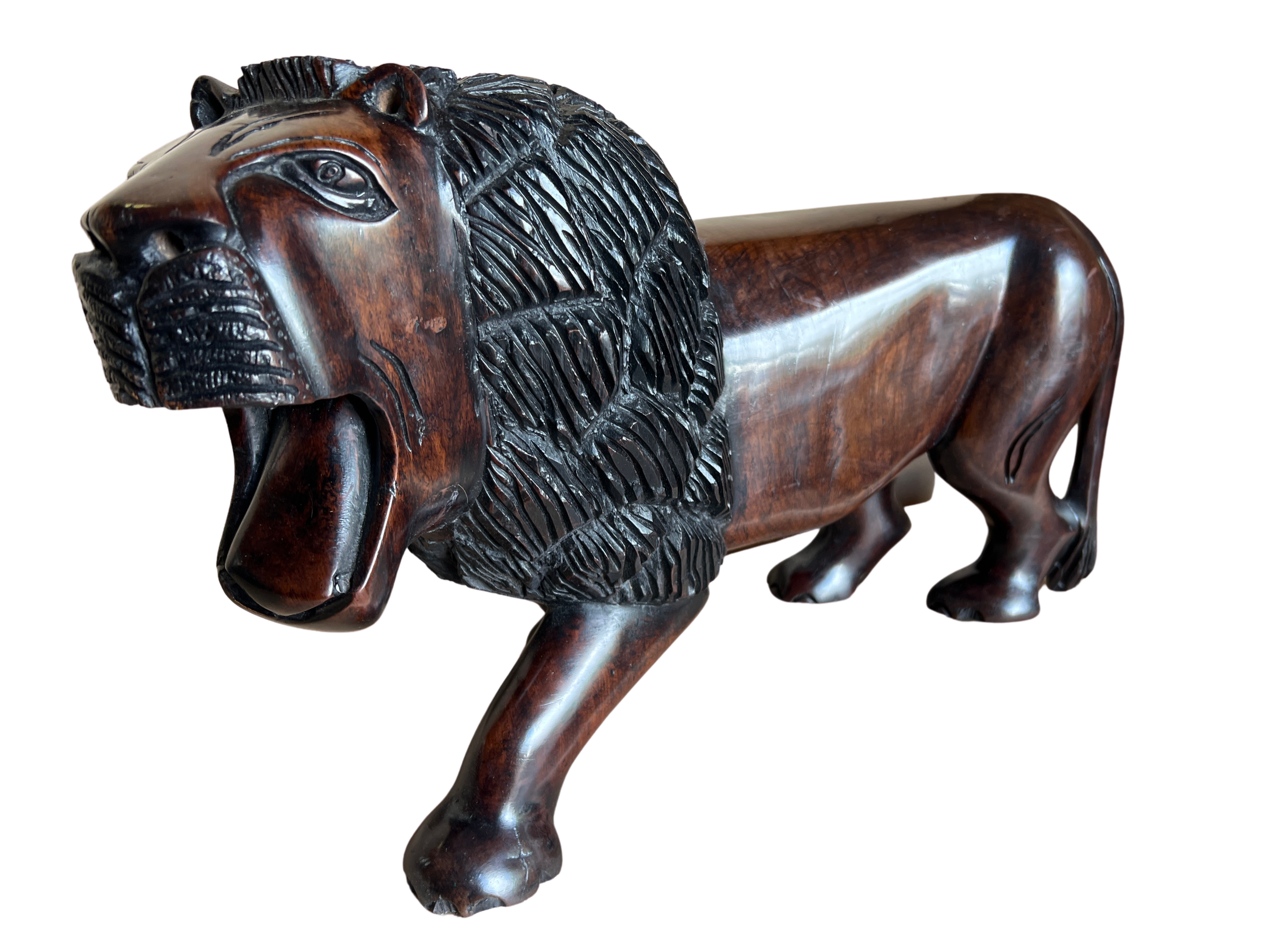 Chichewa Malawi Wooden rhino