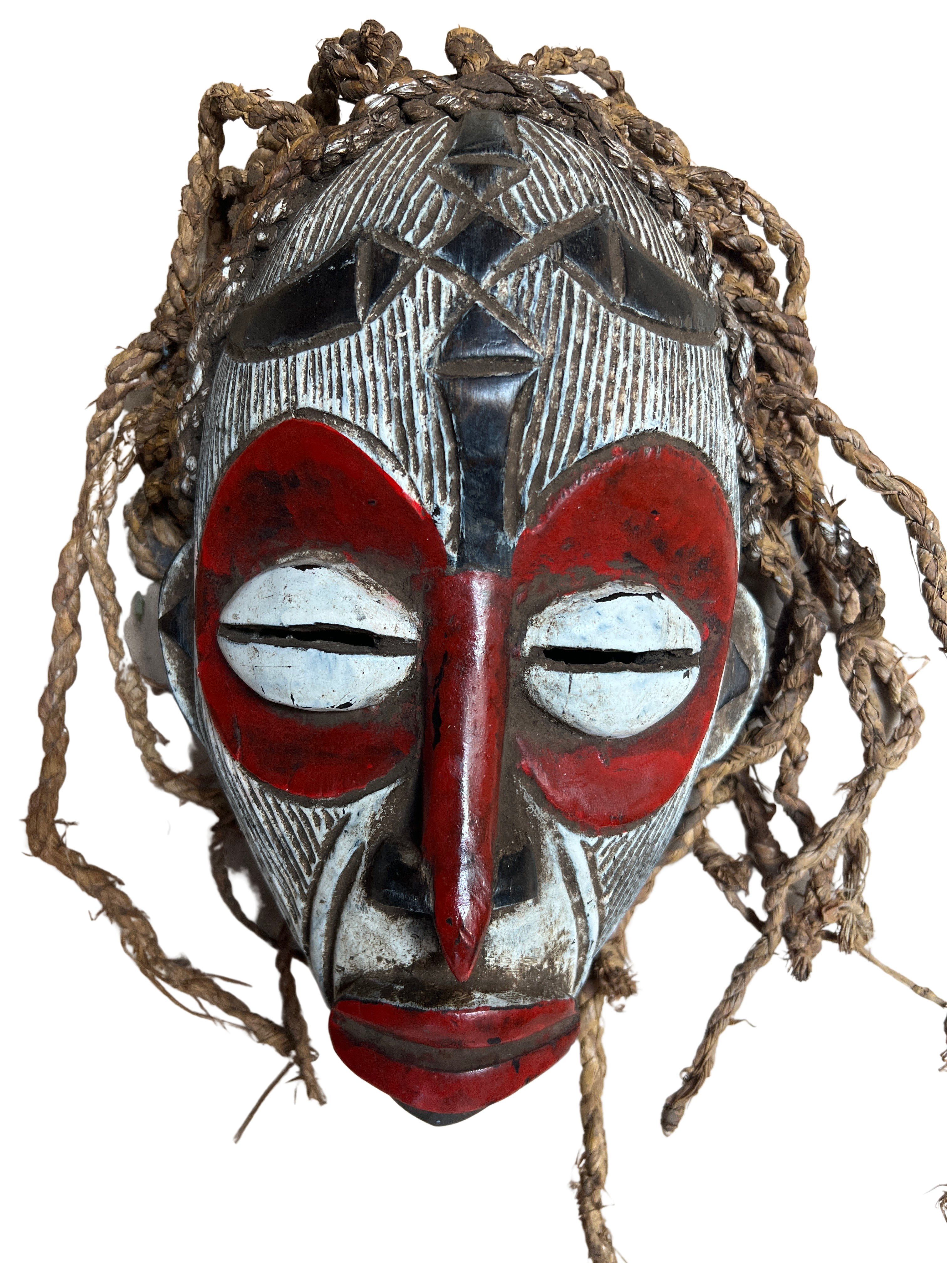 Chokwe Tribe Painted Mask