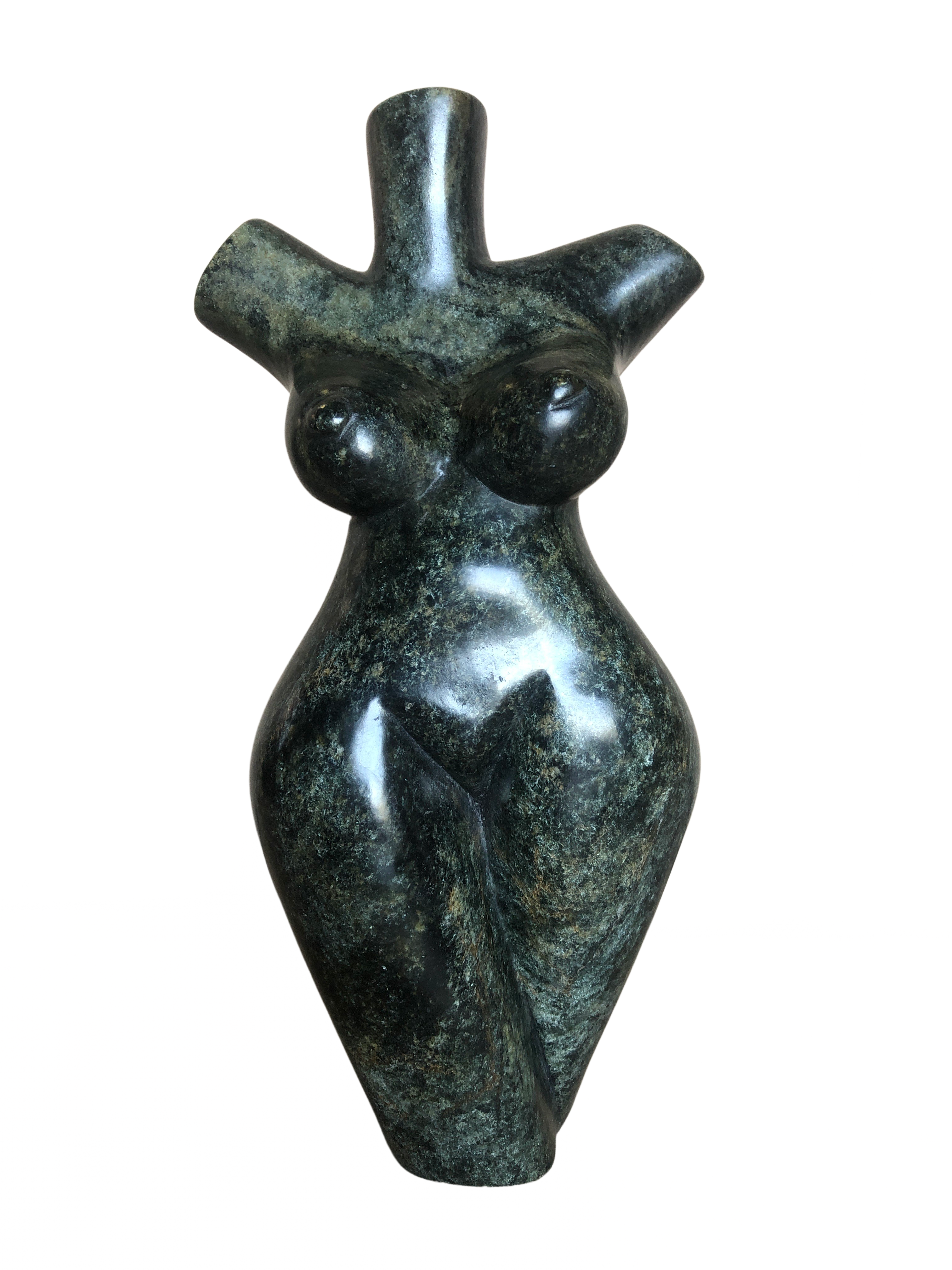 Shona Tribe Soap Stone Female Torso - Shona