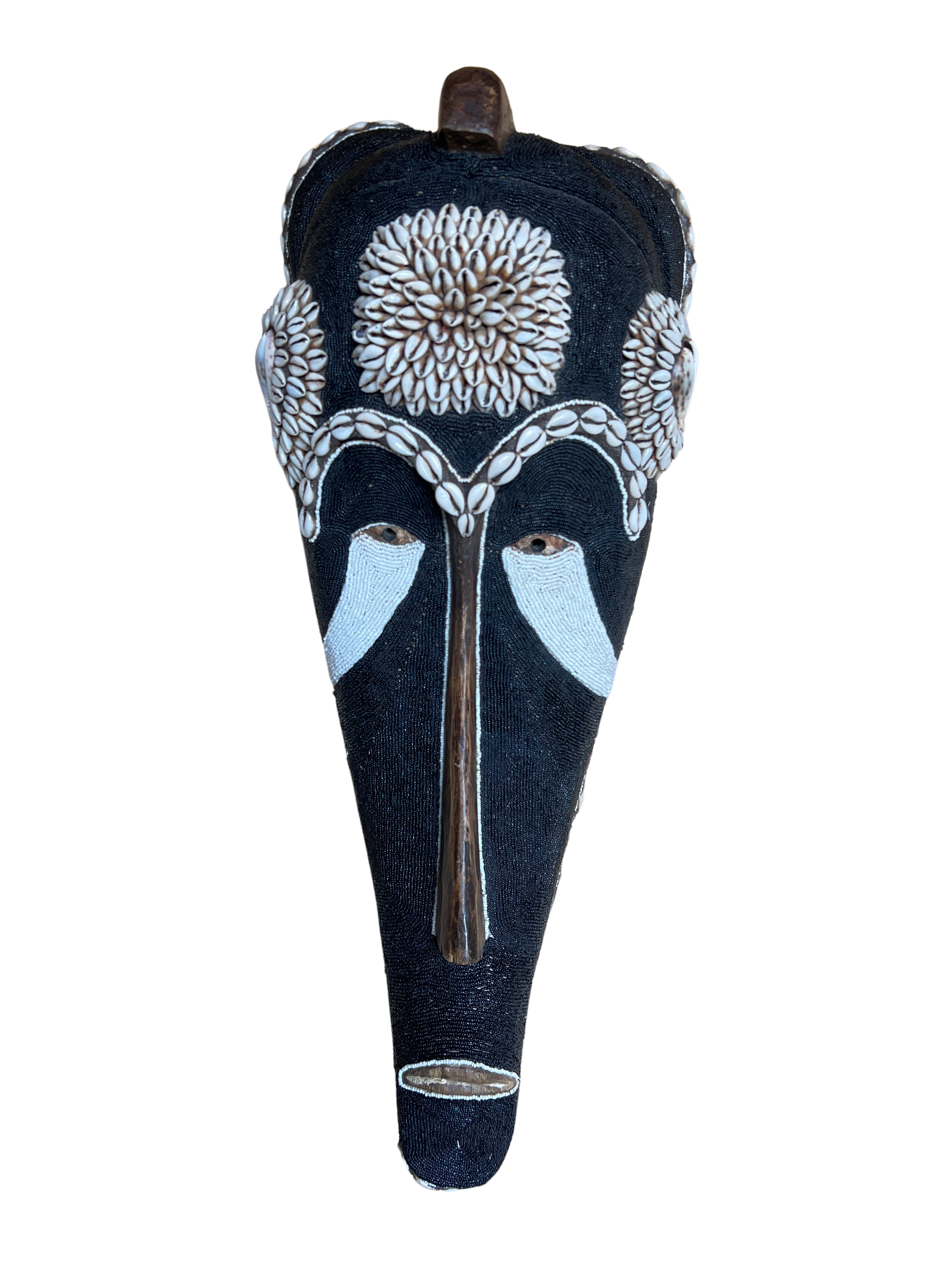 Fang Beaded Mask