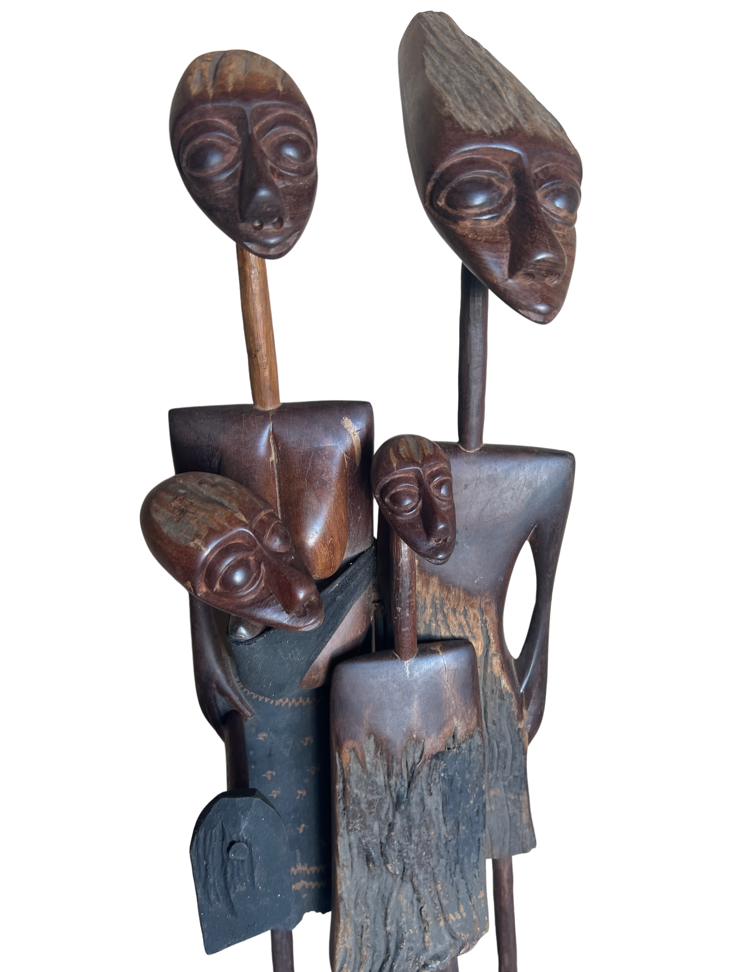 Makonde Mozambique Wooden Family