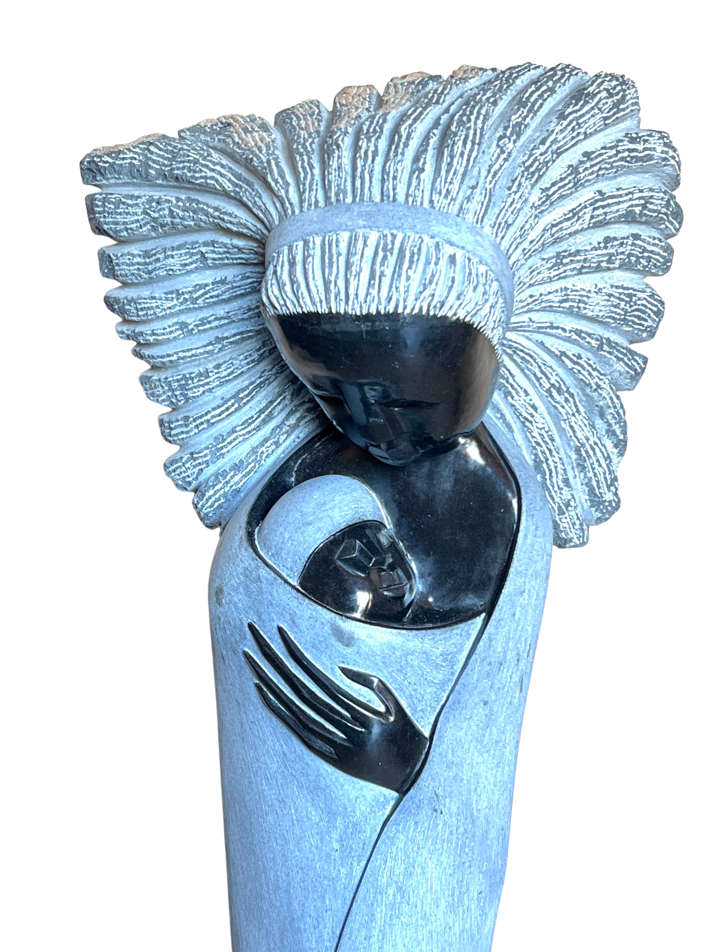 Shona Tribe Opal Mother Mary - Shona