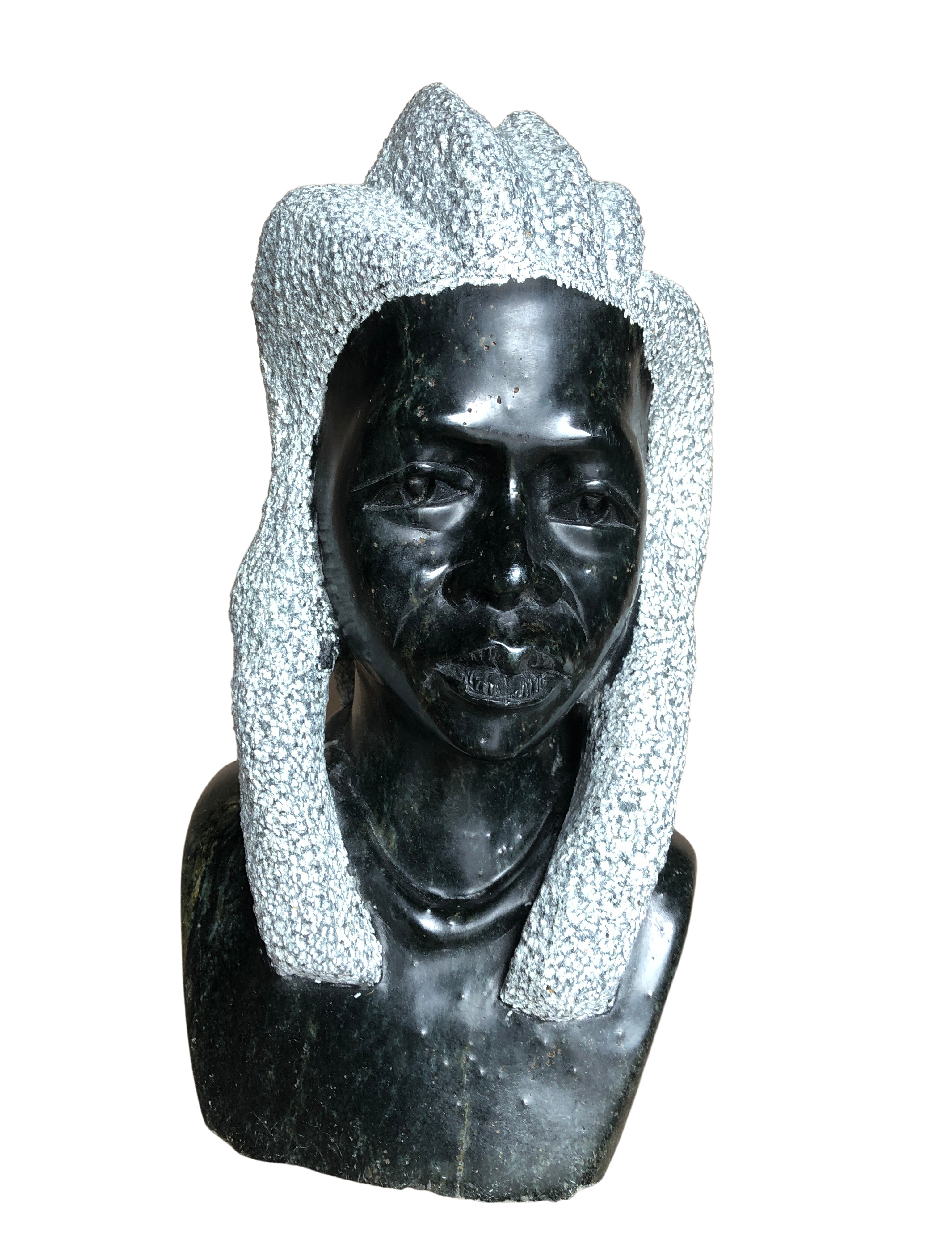 Shona Tribe Serpentine Rasta Head - Shona