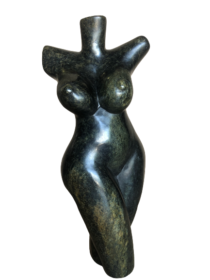 Shona Tribe Soap Stone Female Torso