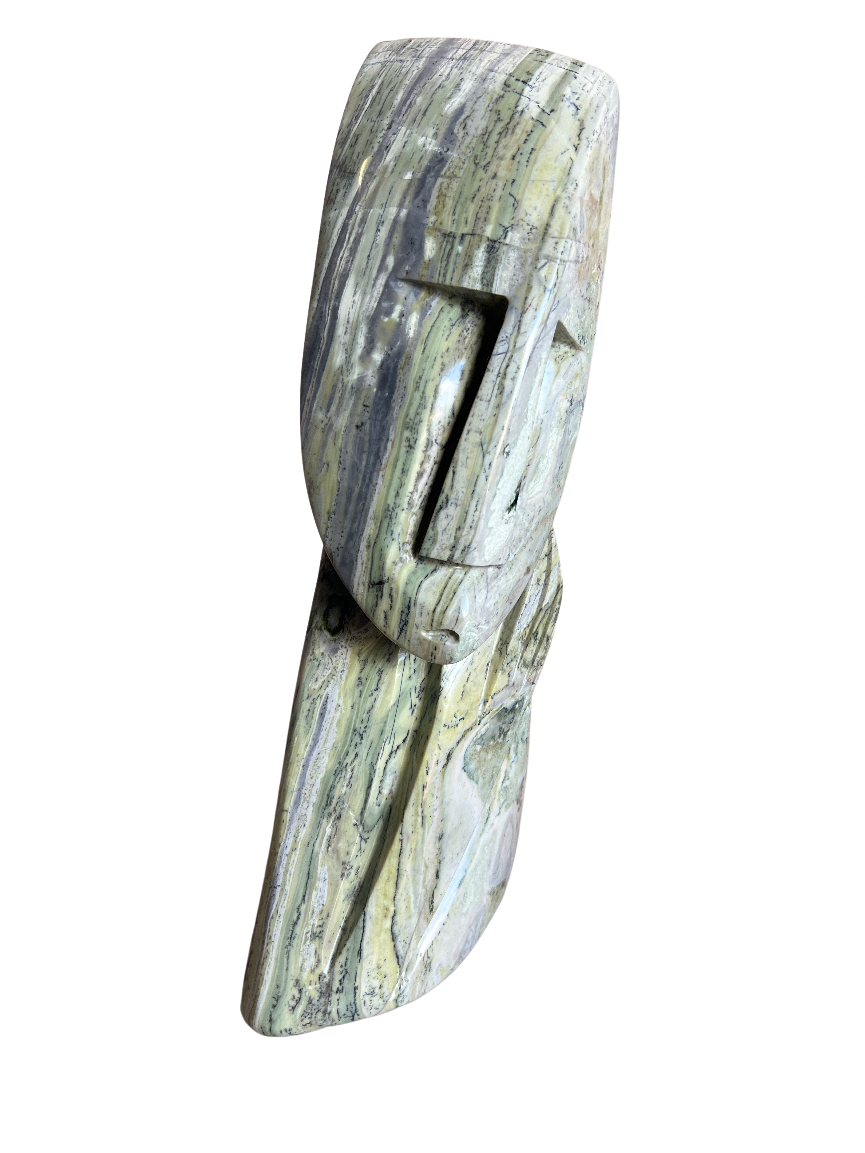 Shona Tribe Butterjade Thinker - Shona