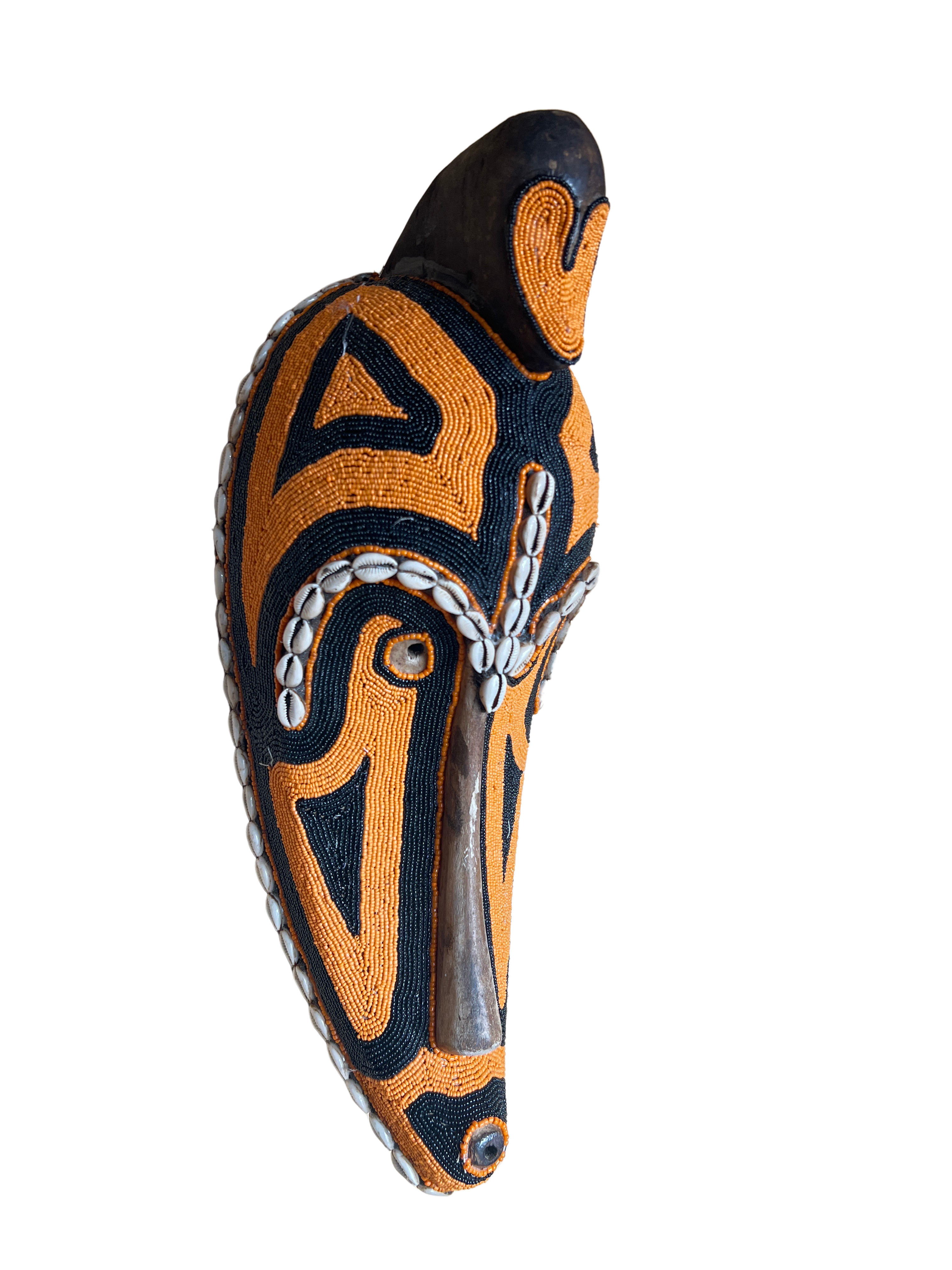 Fang Tribe Beaded Mask