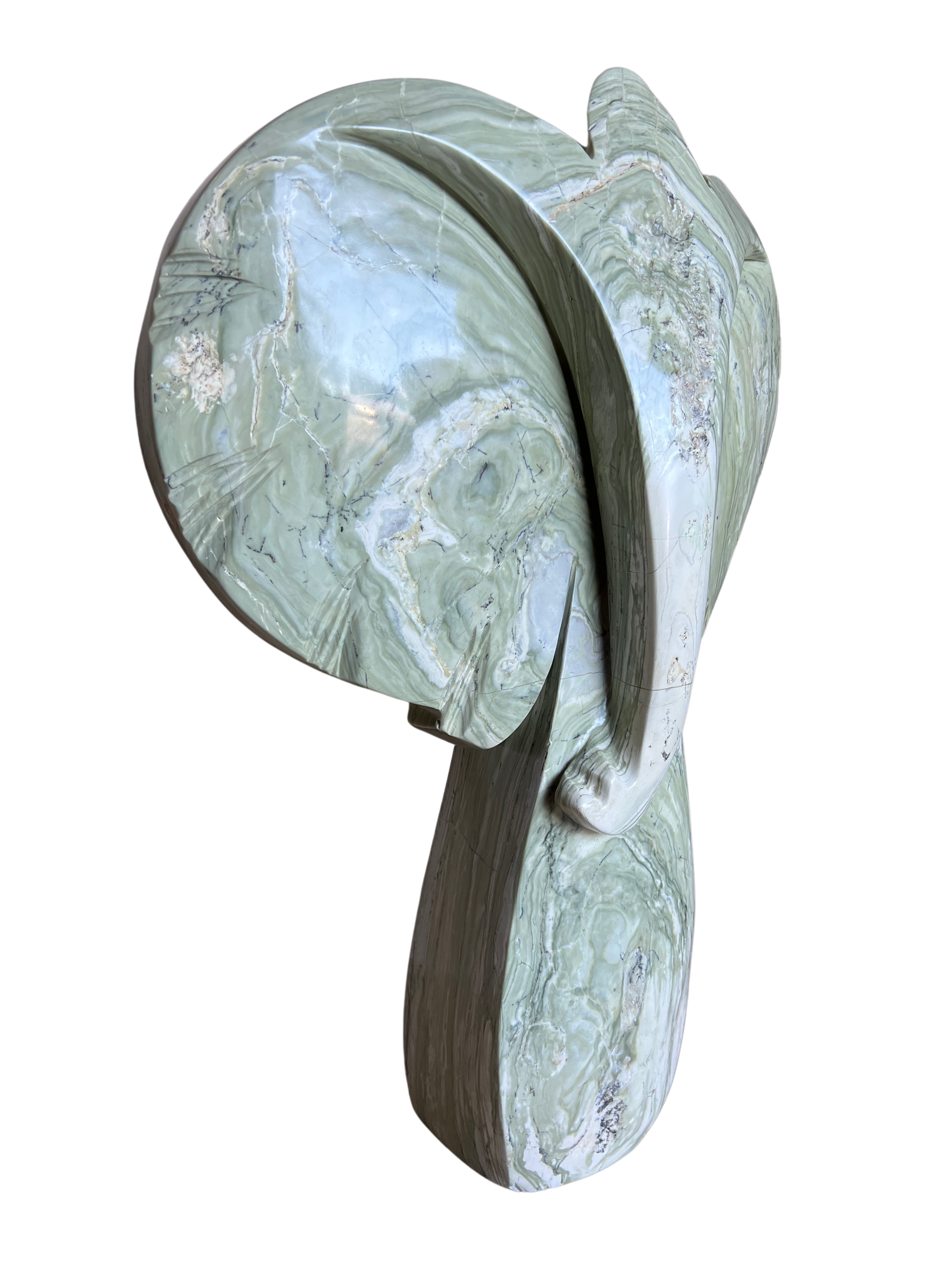 Shona Tribe Butter Jade Elephant - Shona