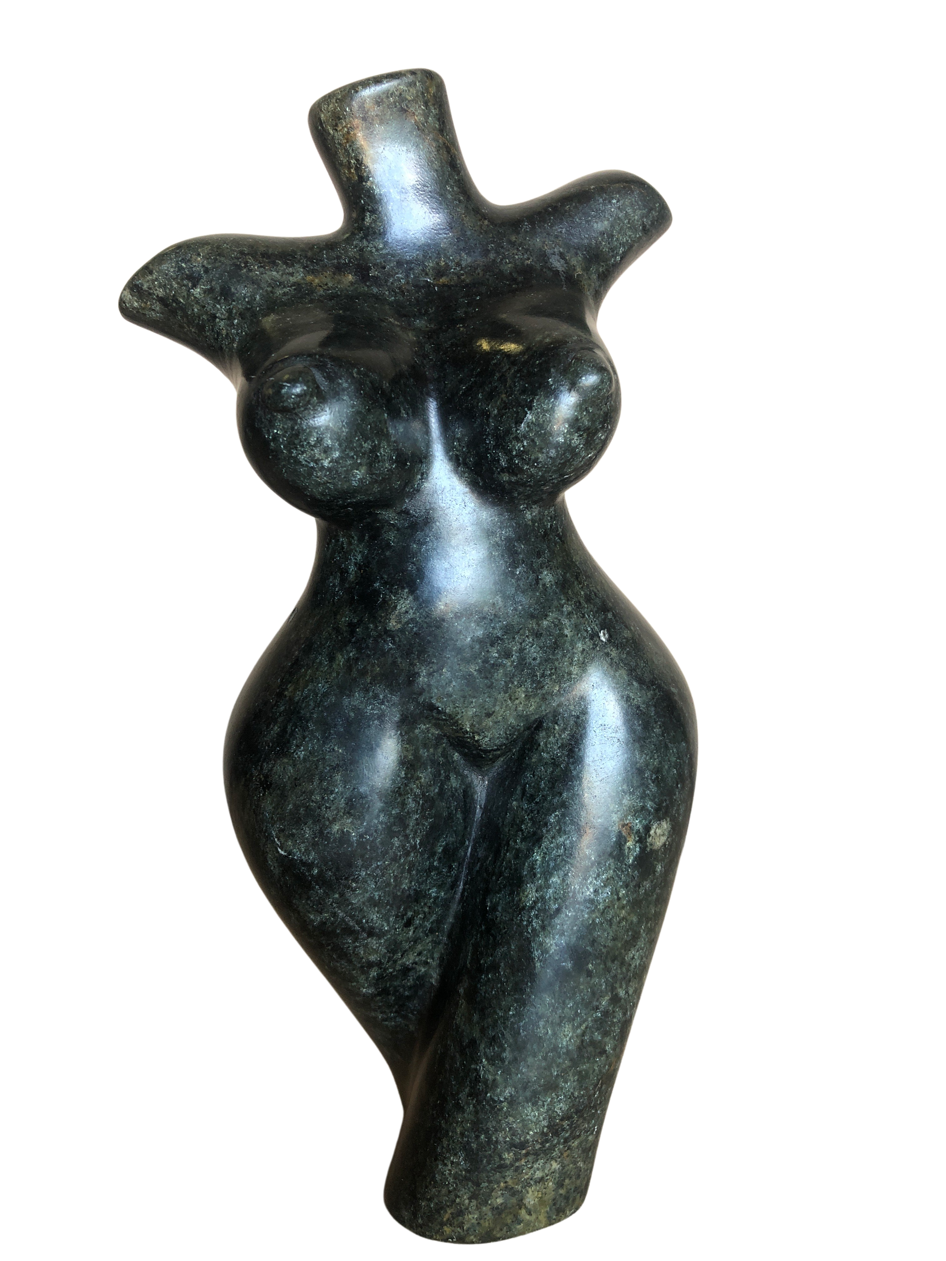 Shona Tribe Soap Stone Female Torso - Shona