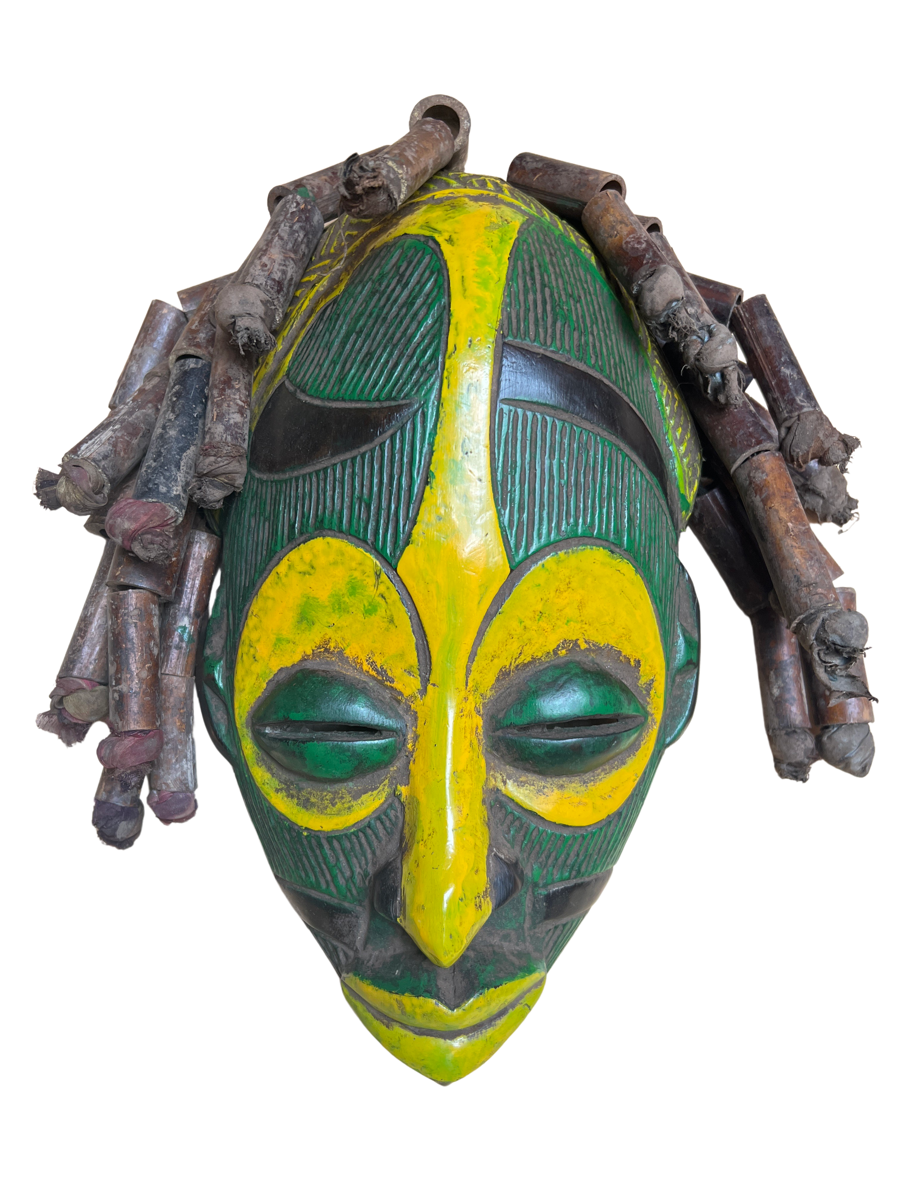 Chokwe Tribe Painted Mask