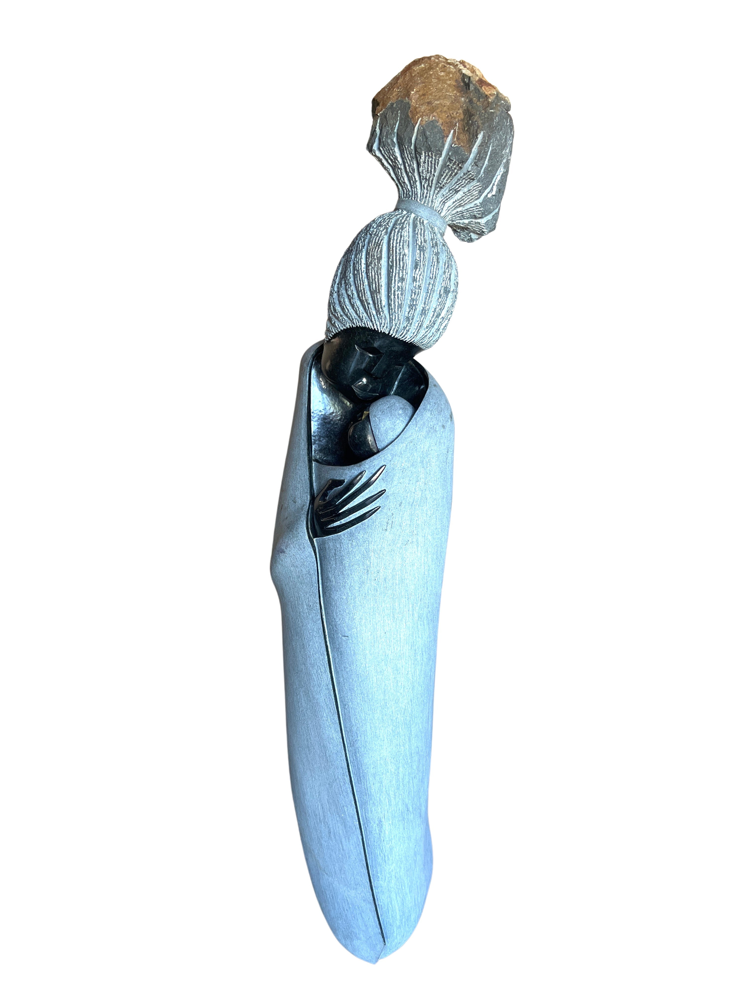 Shona Tribe Opal Stone Mother Mary