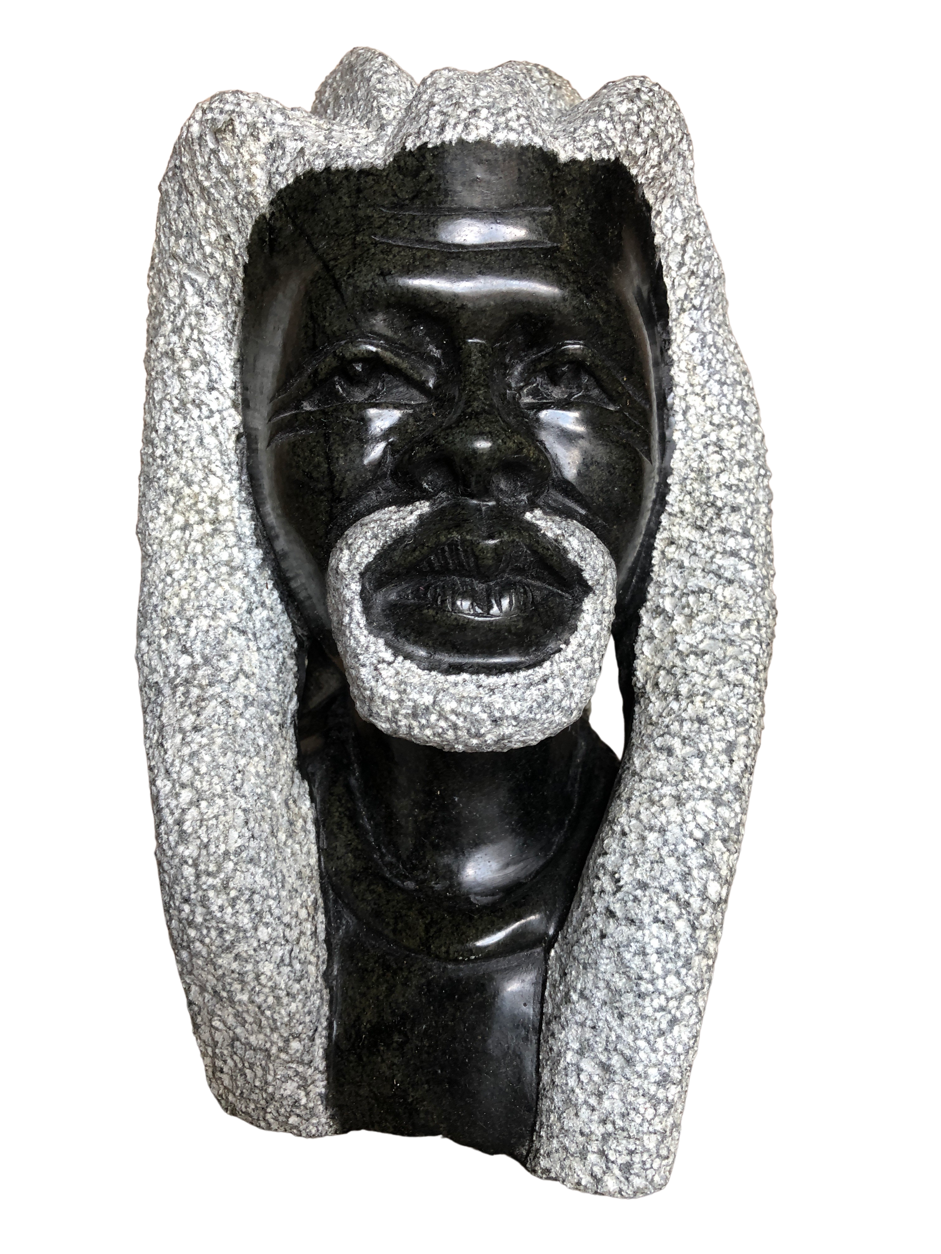Shona Tribe Serpentine Rasta Head - Shona