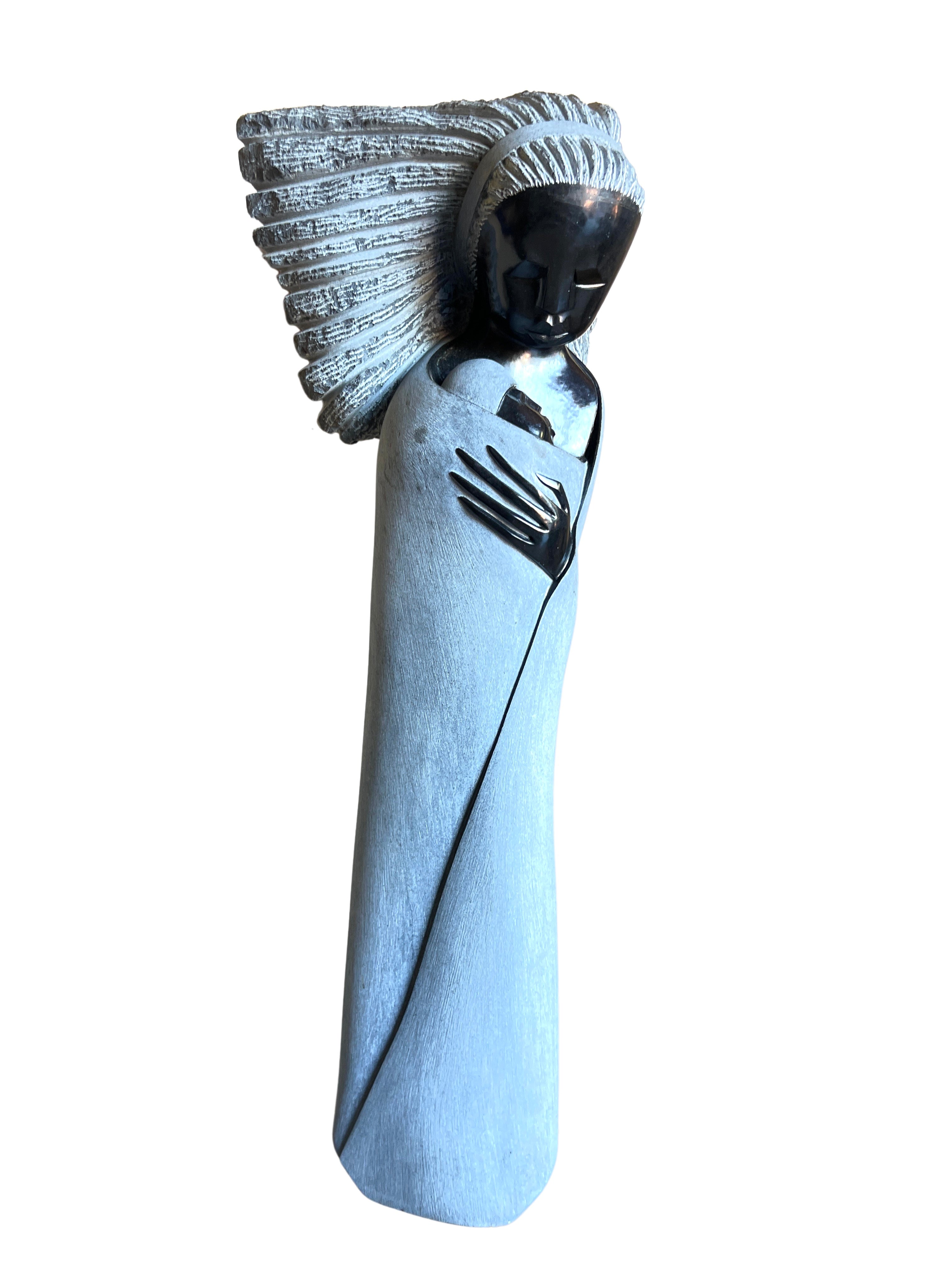 Shona Tribe Opal Mother Mary - Shona