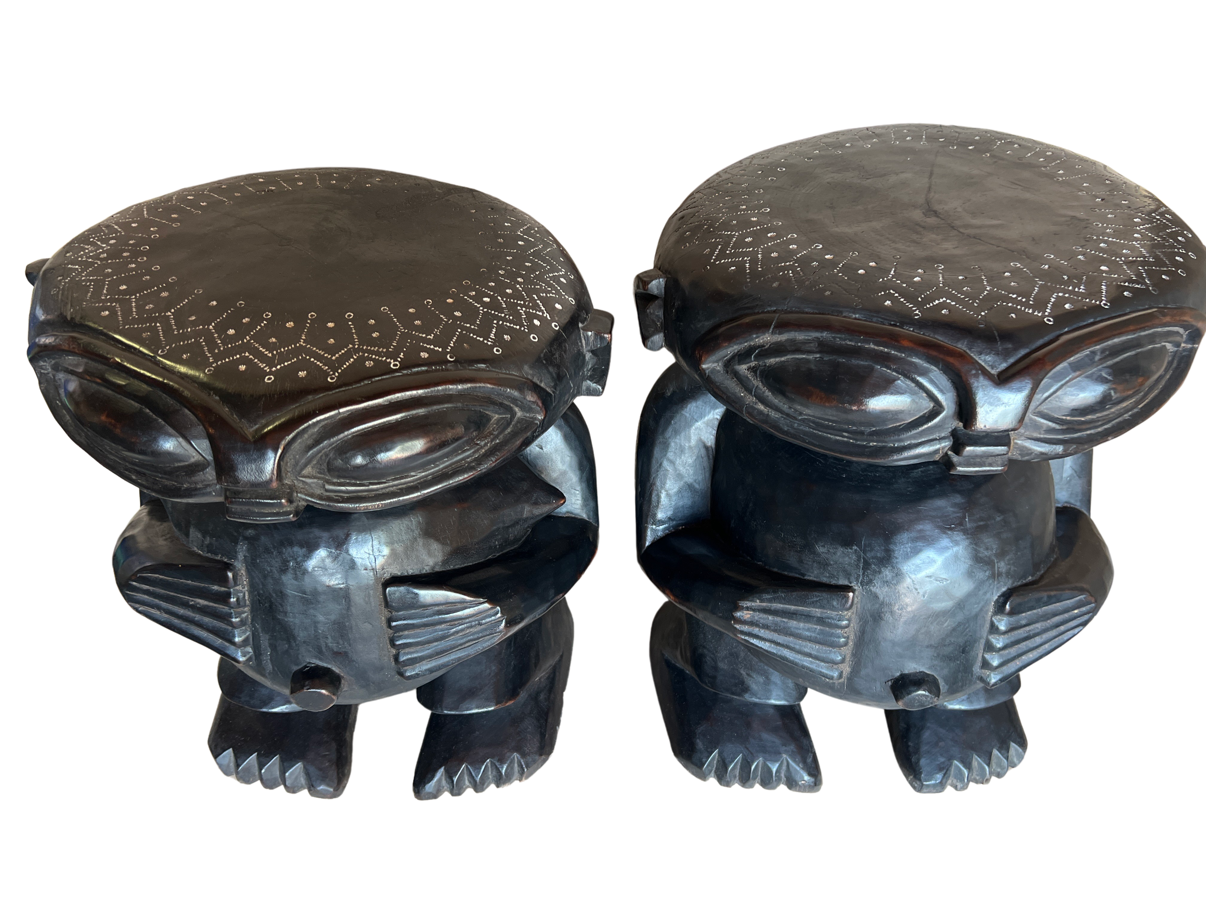 Pygmy Twa People Pair - Pygmy