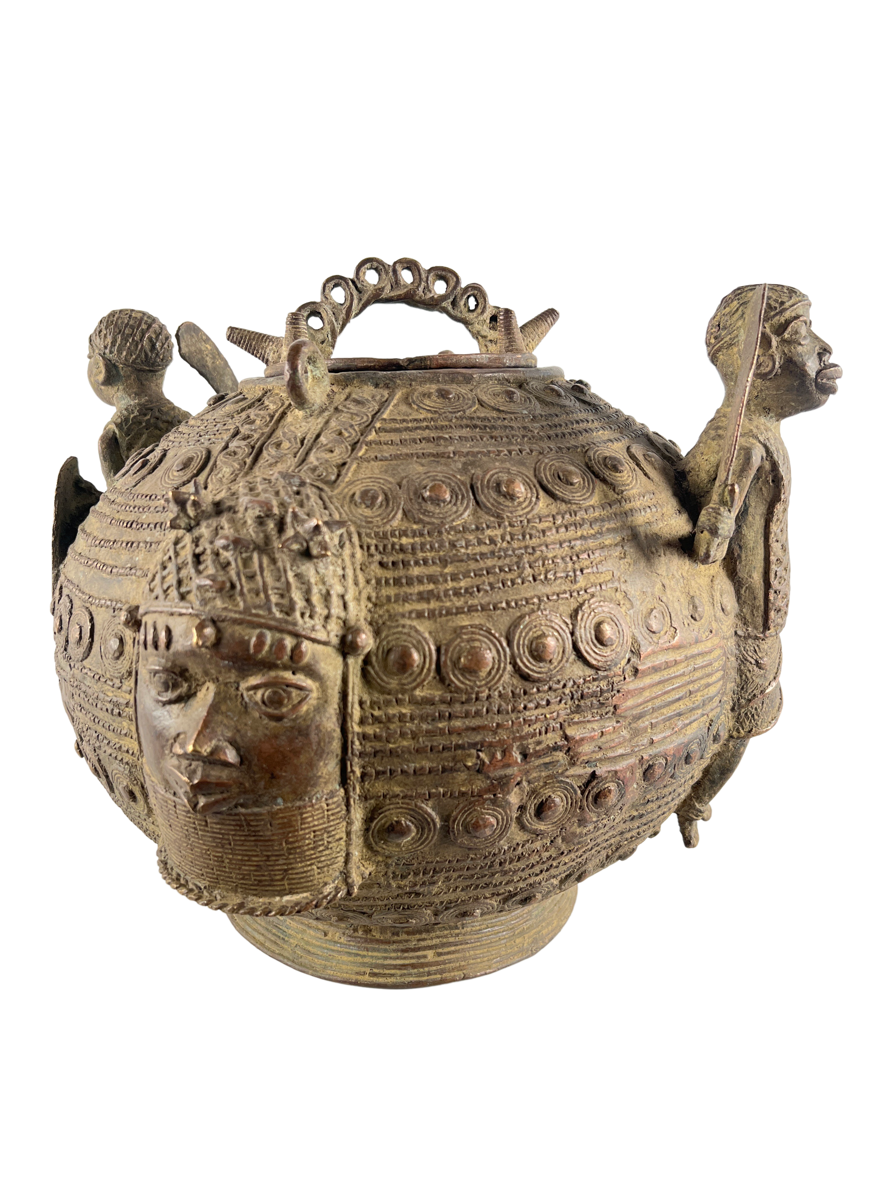 Edo Benin Bronze Pot