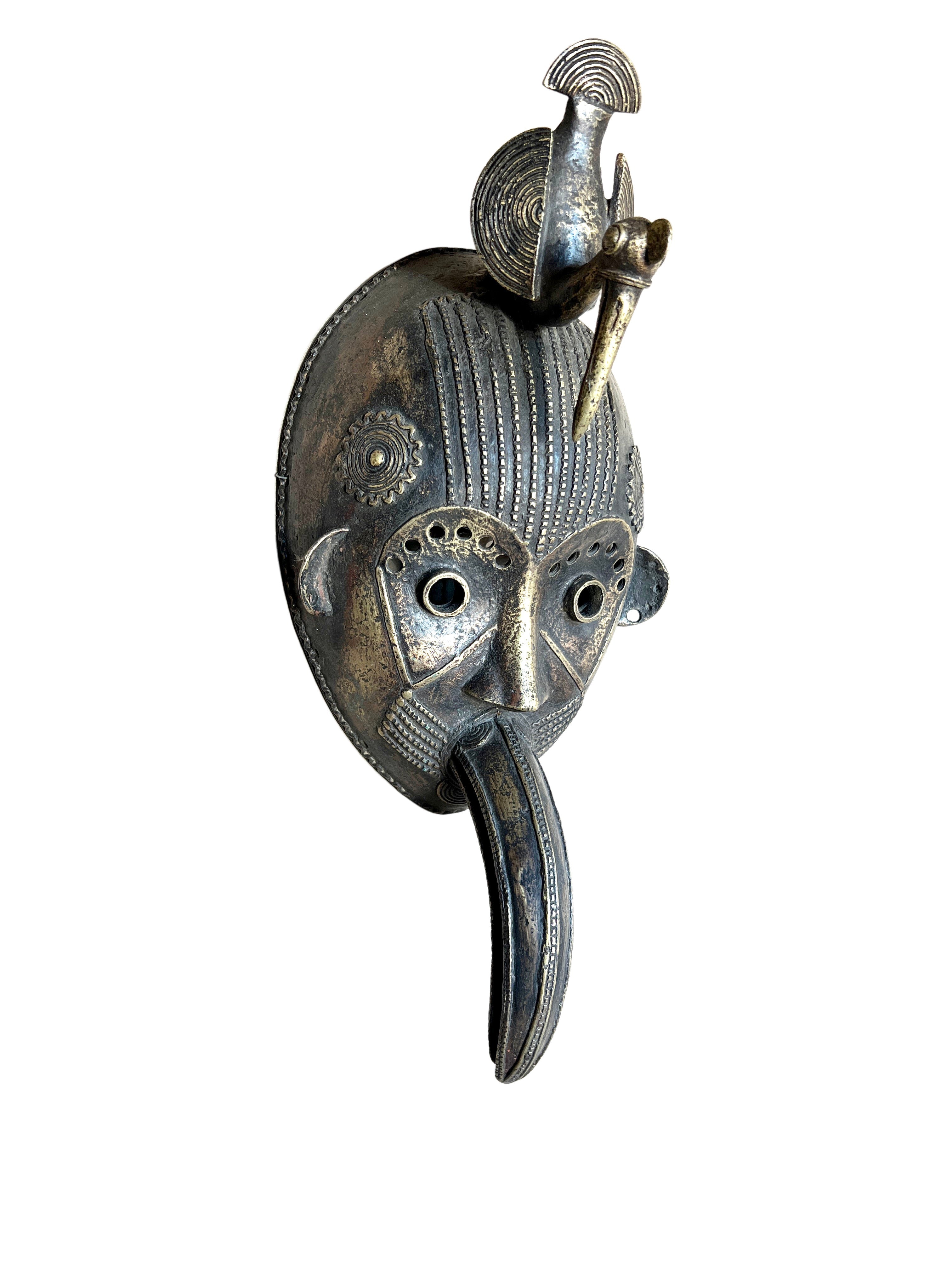 Senufo Bronze Mask - Senufo