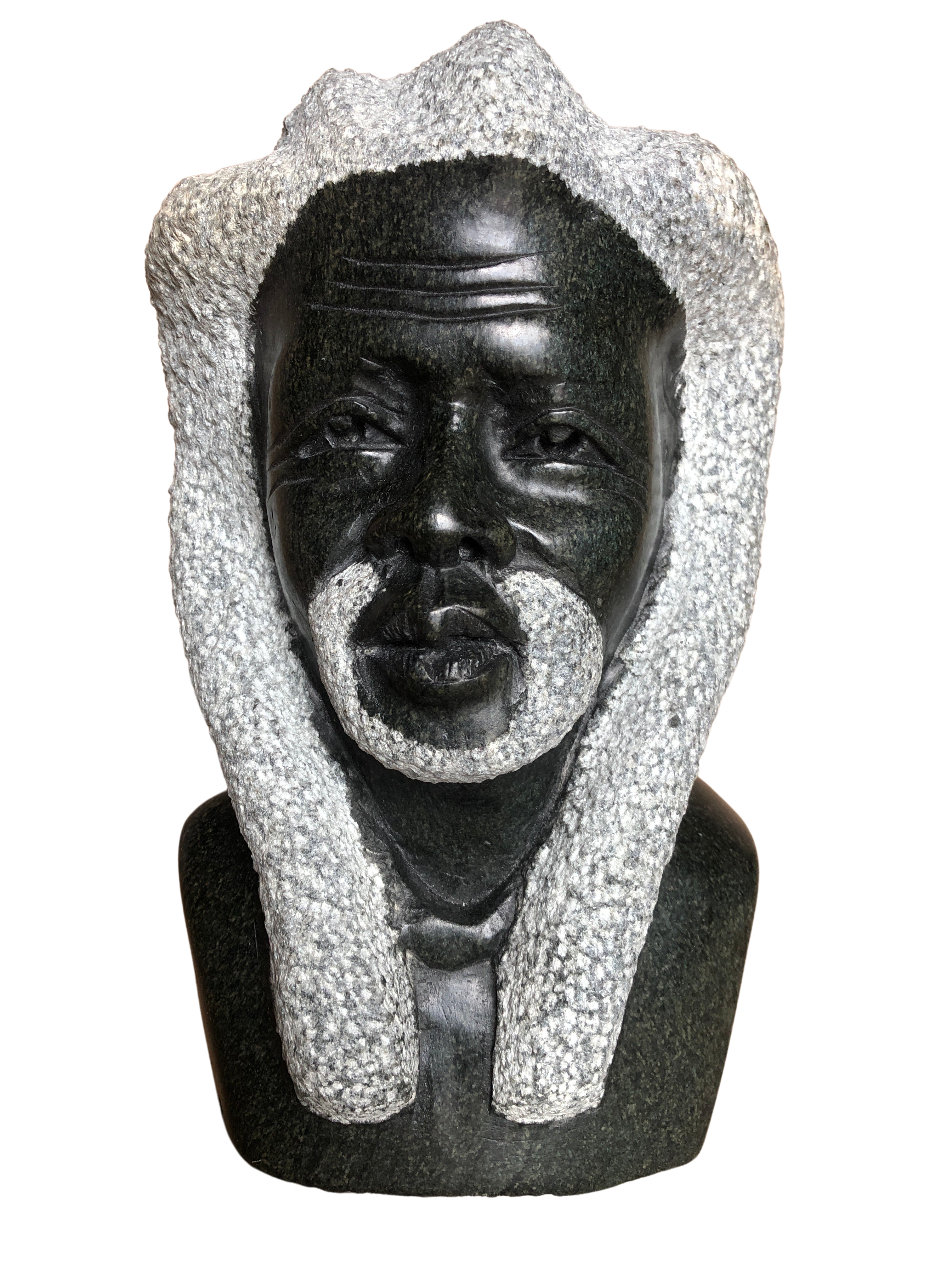 Shona Tribe Serpentine Rasta Head - Shona