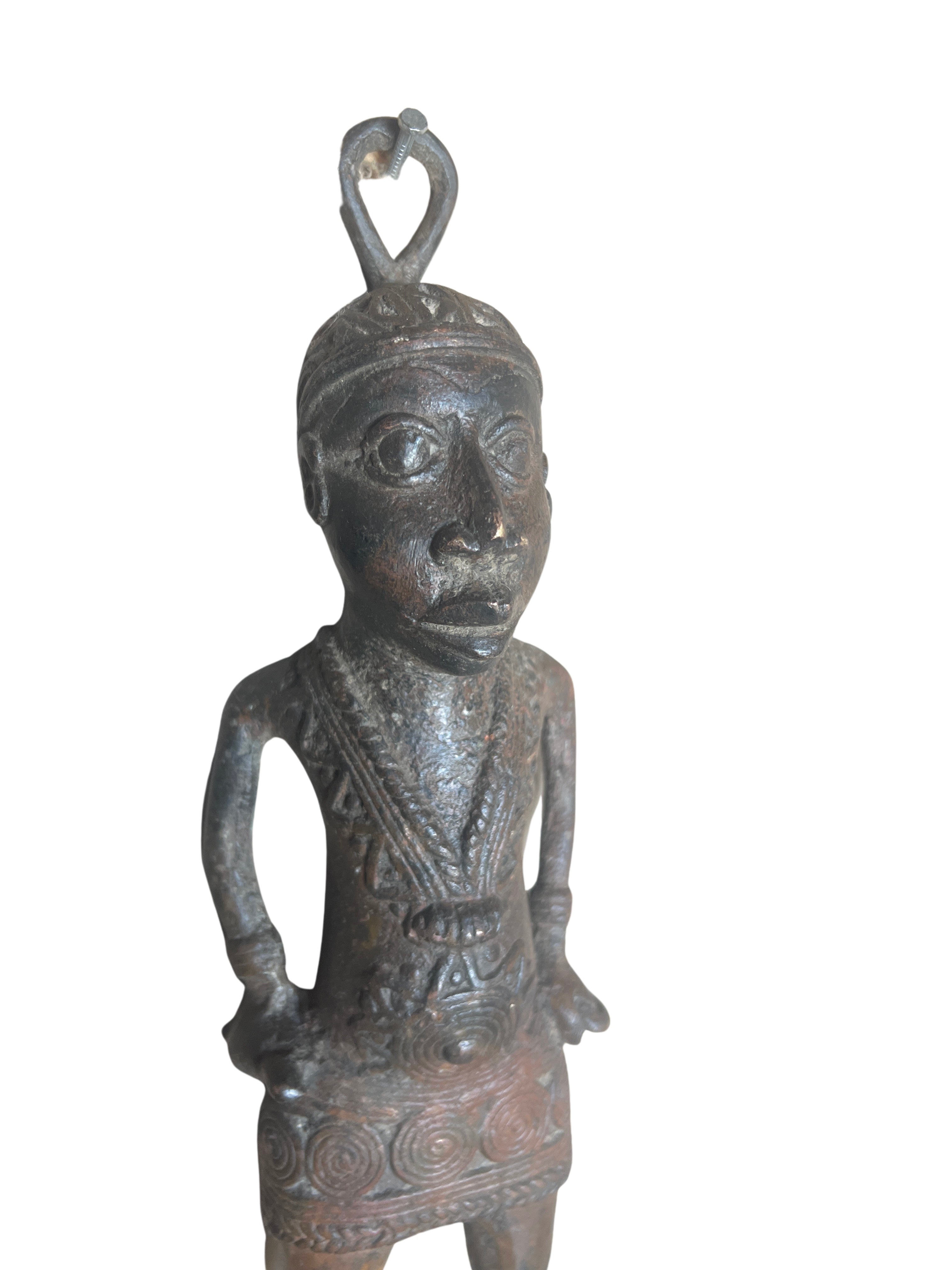 Edo Tribe Benin Bronze Spoon - Edo