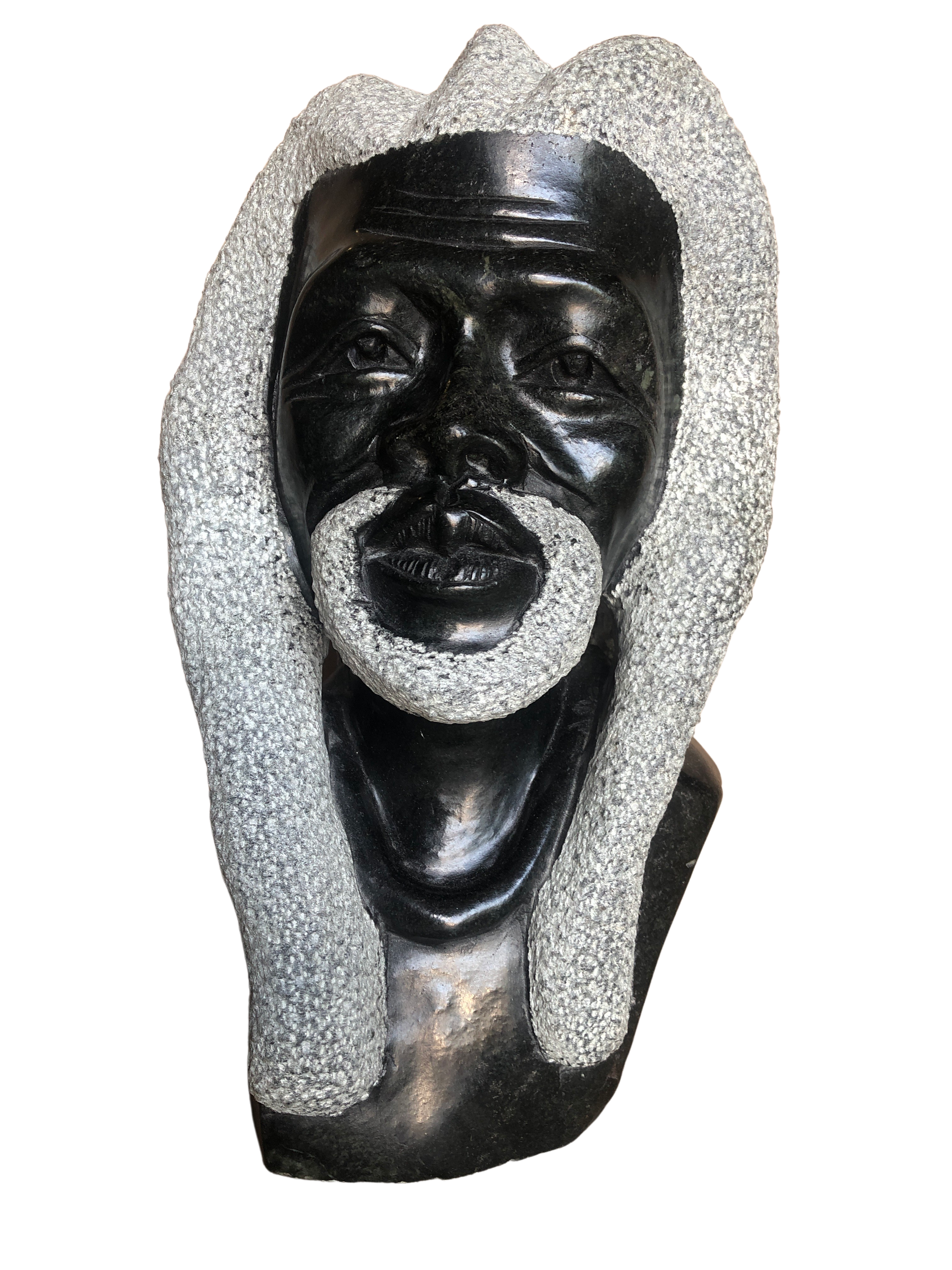 Shona Tribe Serpentine Rasta Head - Shona