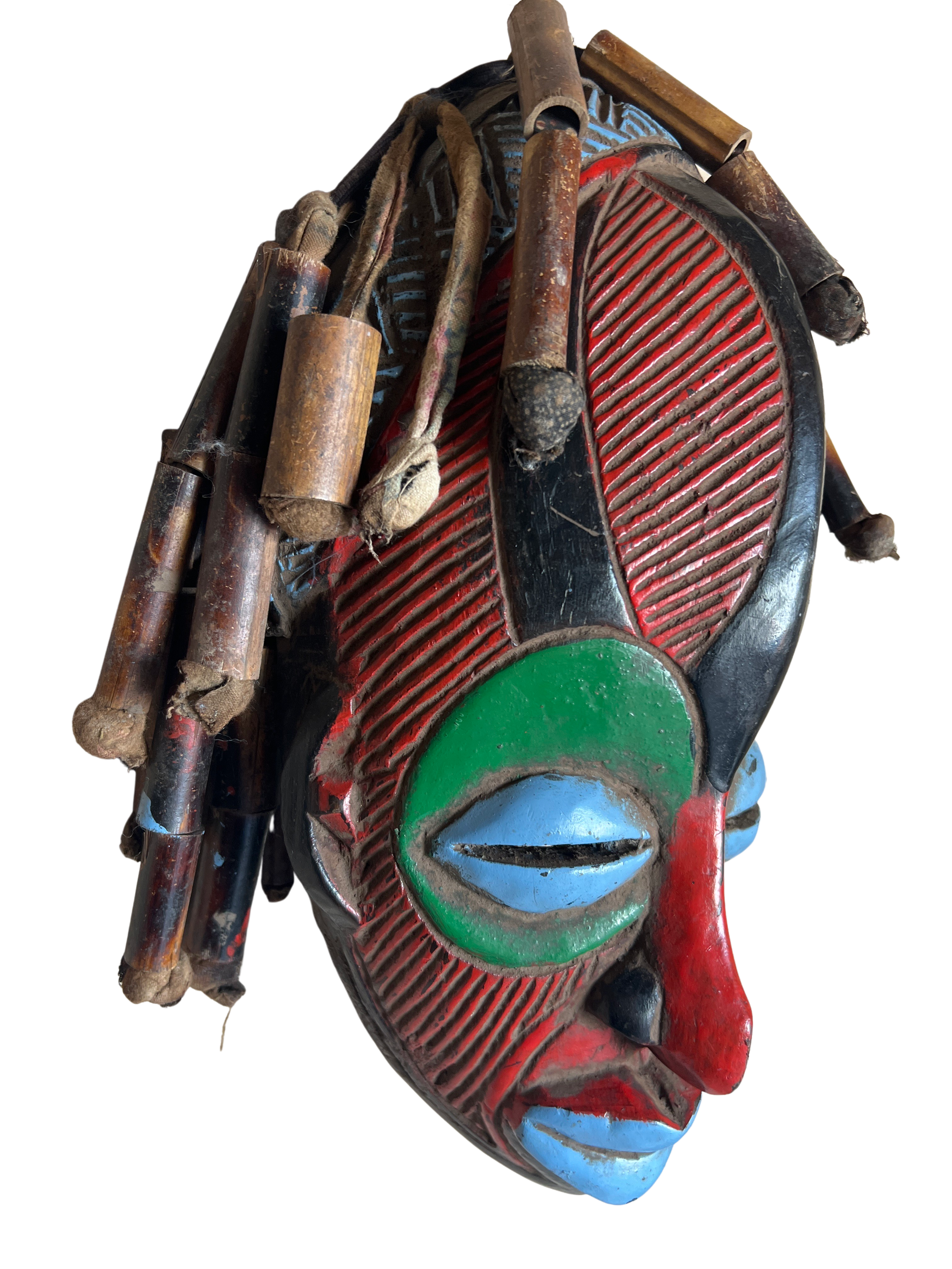 Chokwe Tribe Painted Mask