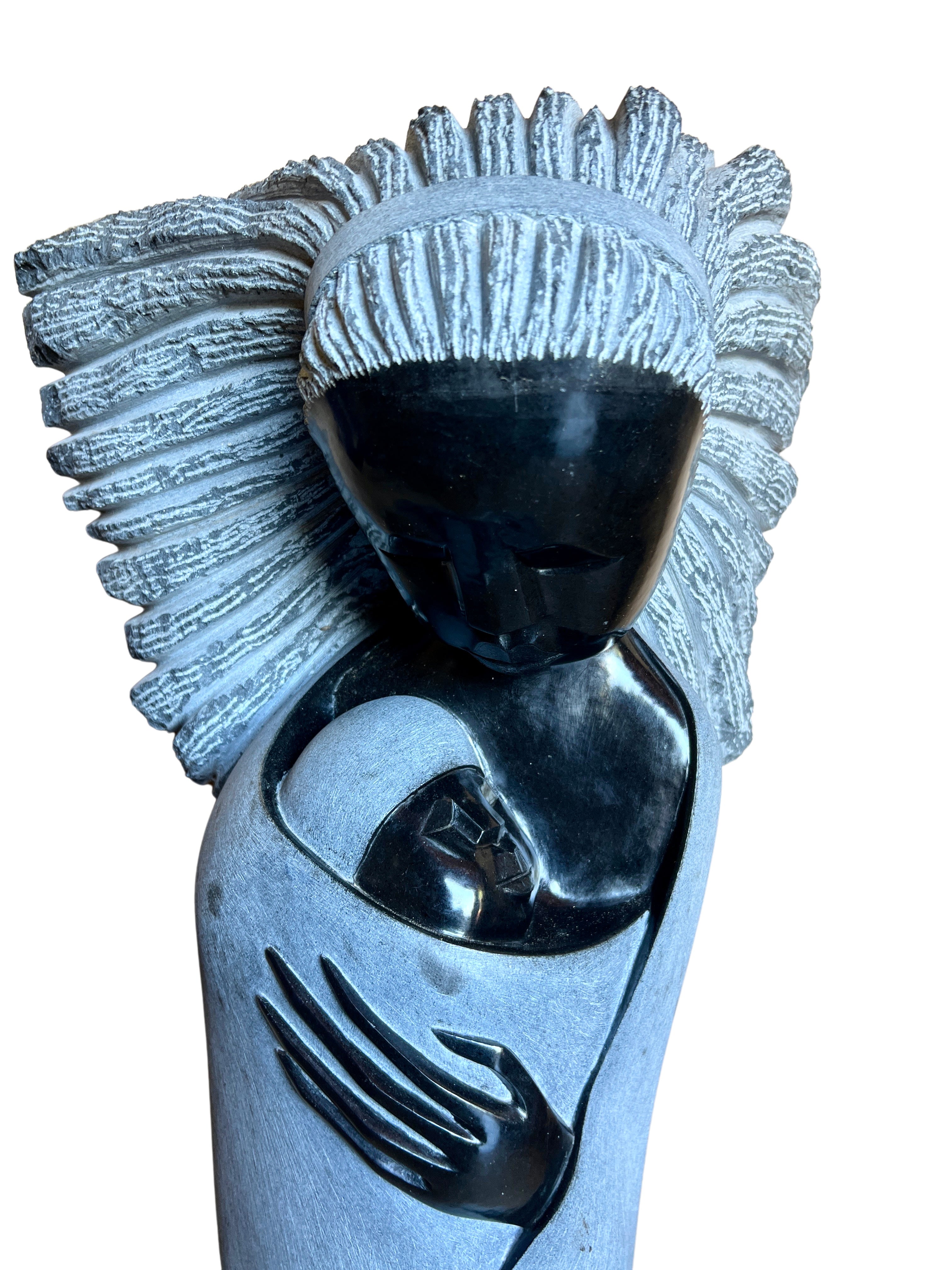 Shona Tribe Opal Mother Mary - Shona