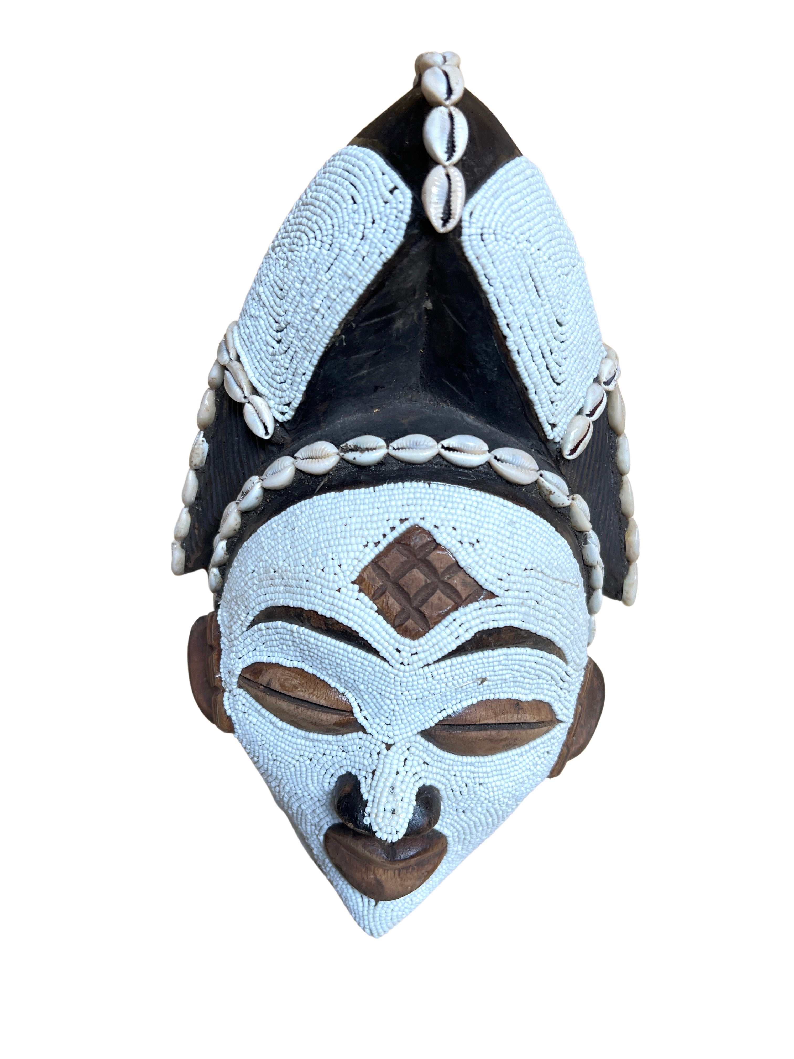 Punu Beaded Mask - Punu