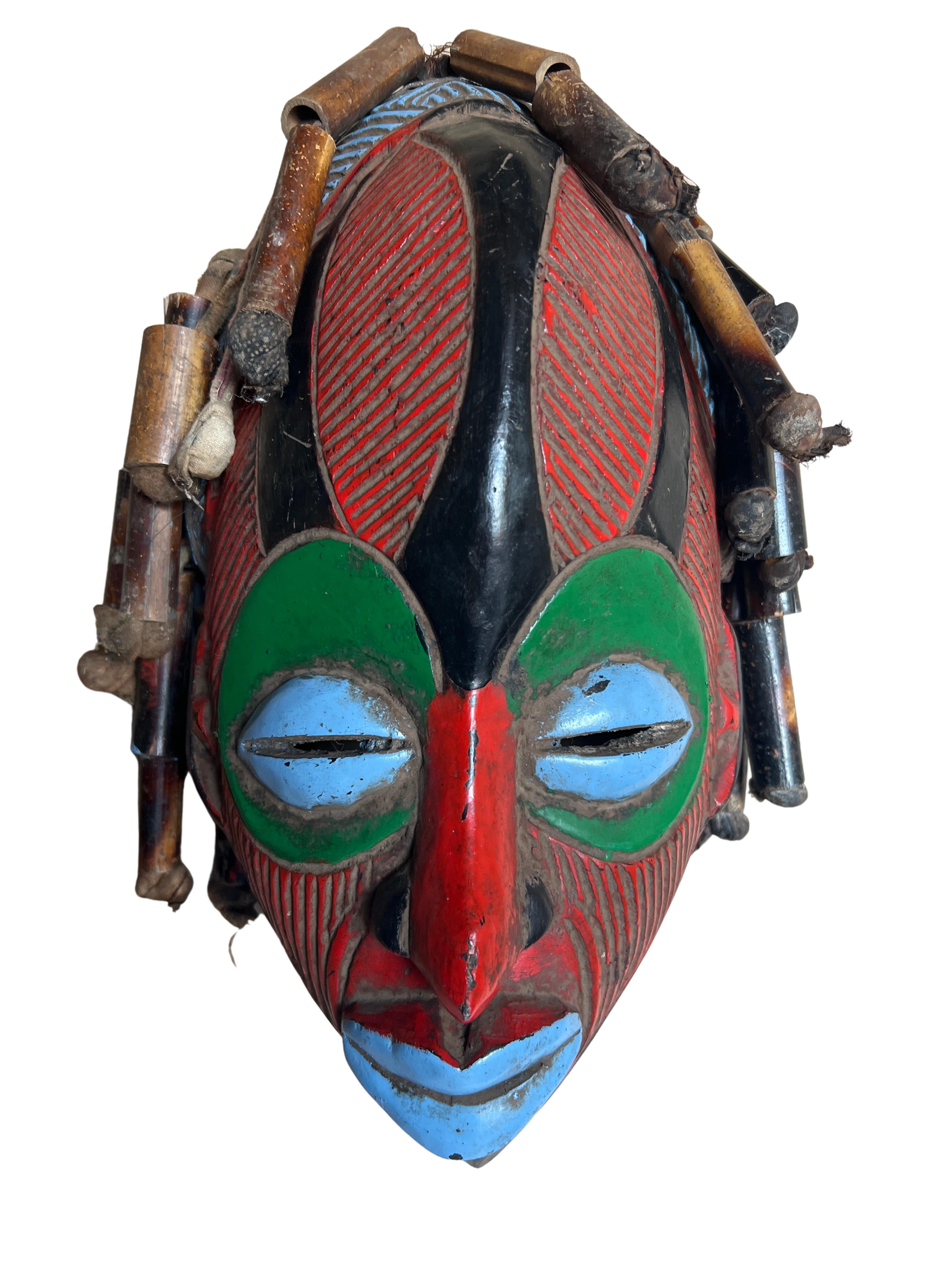 Chokwe Tribe Painted Mask