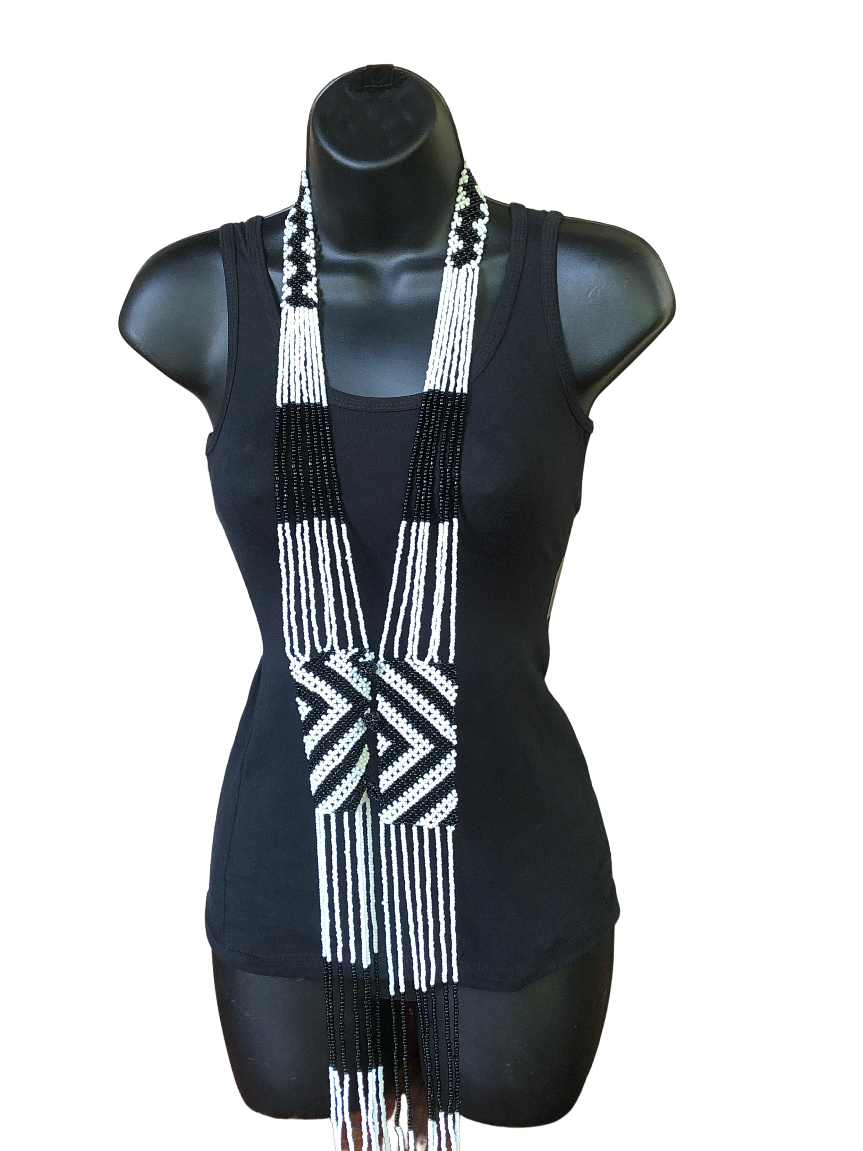 Zulu Long Beaded Necklace - Zulu