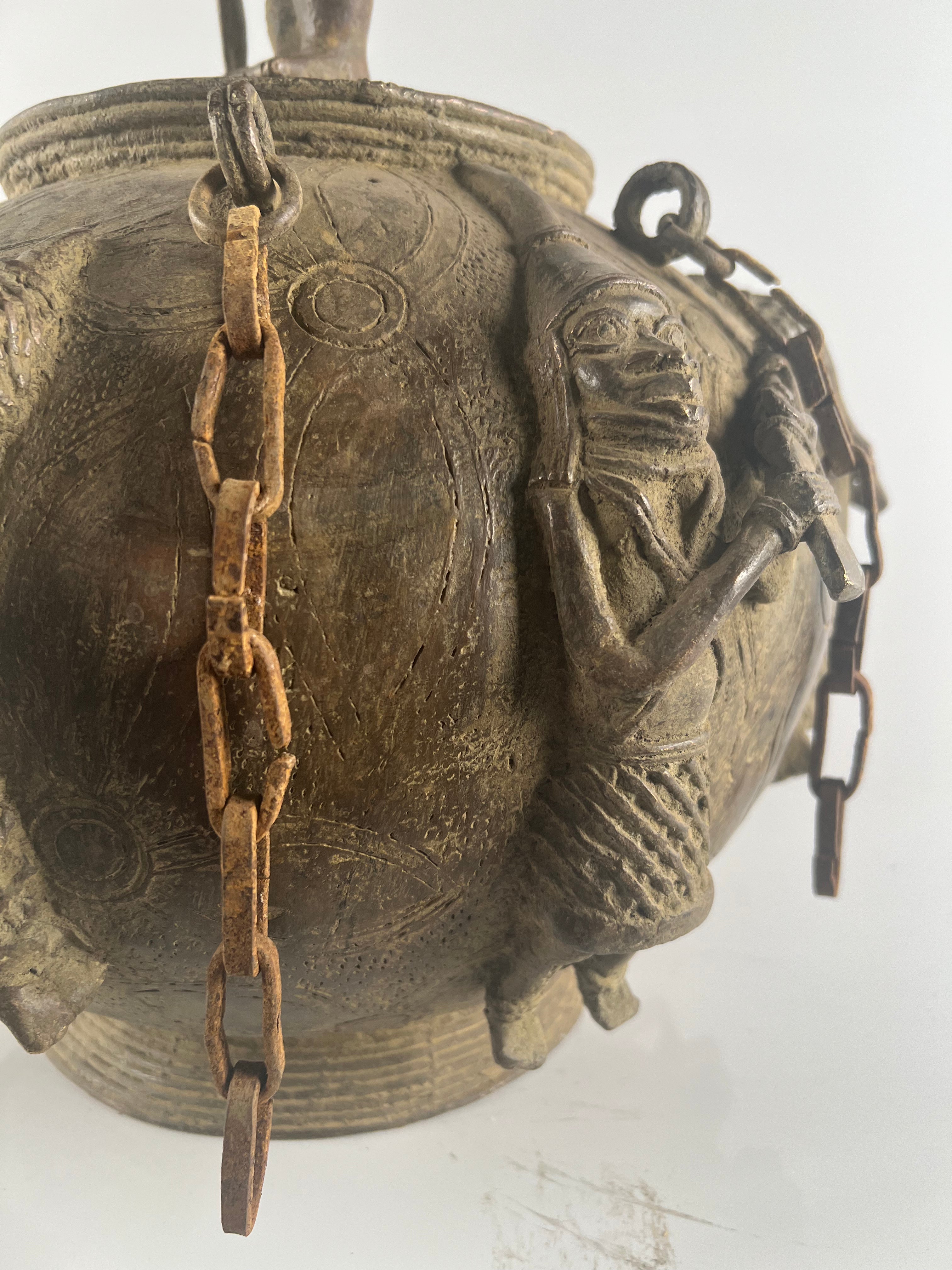 Edo Benin Bronze Pot - Edo