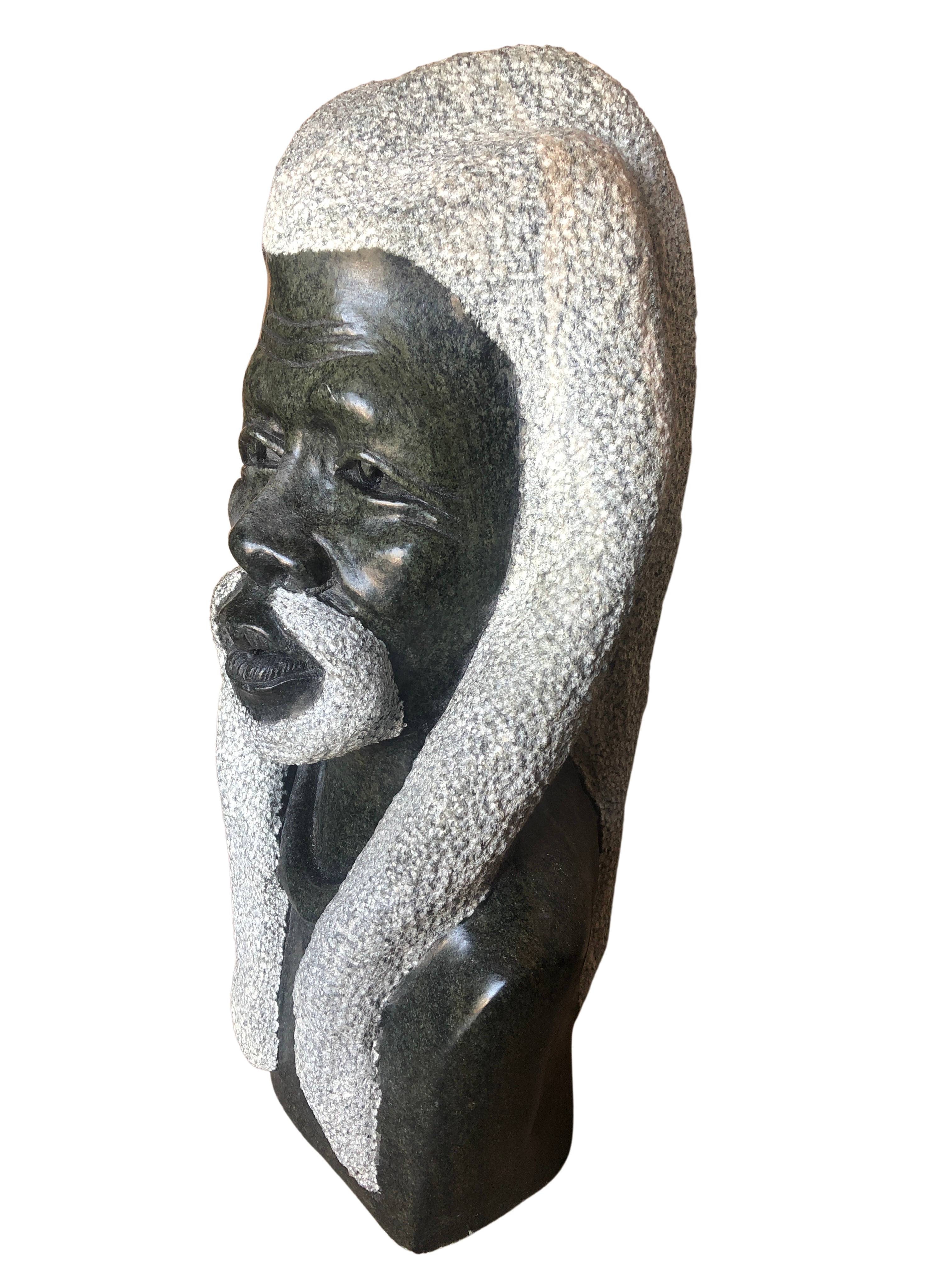 Shona Tribe Serpentine Rasta Head - Shona