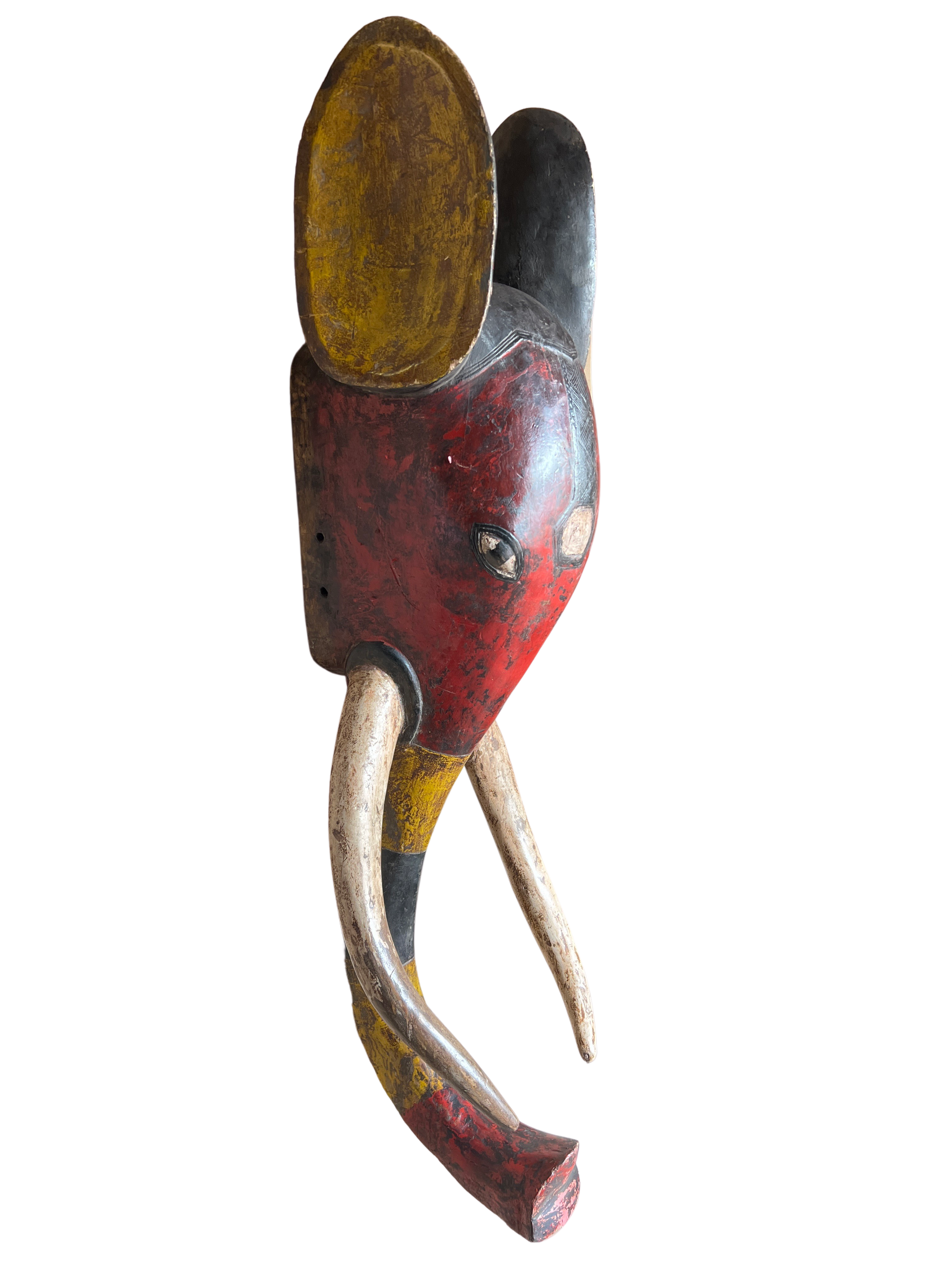 Babanki Painted Elephant Mask - Babanki