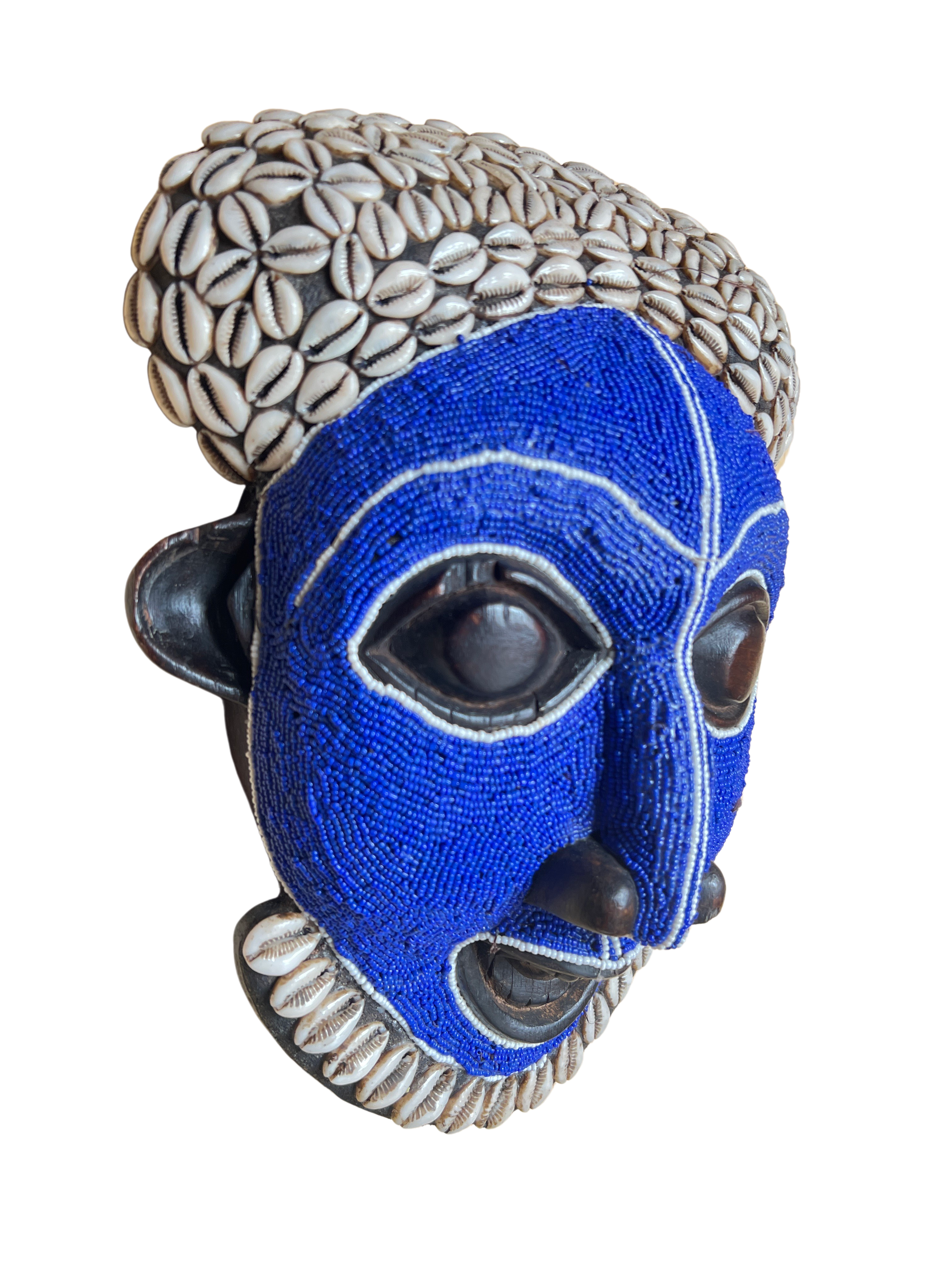 Bamileke Tribe Beaded Mask - Bamileke