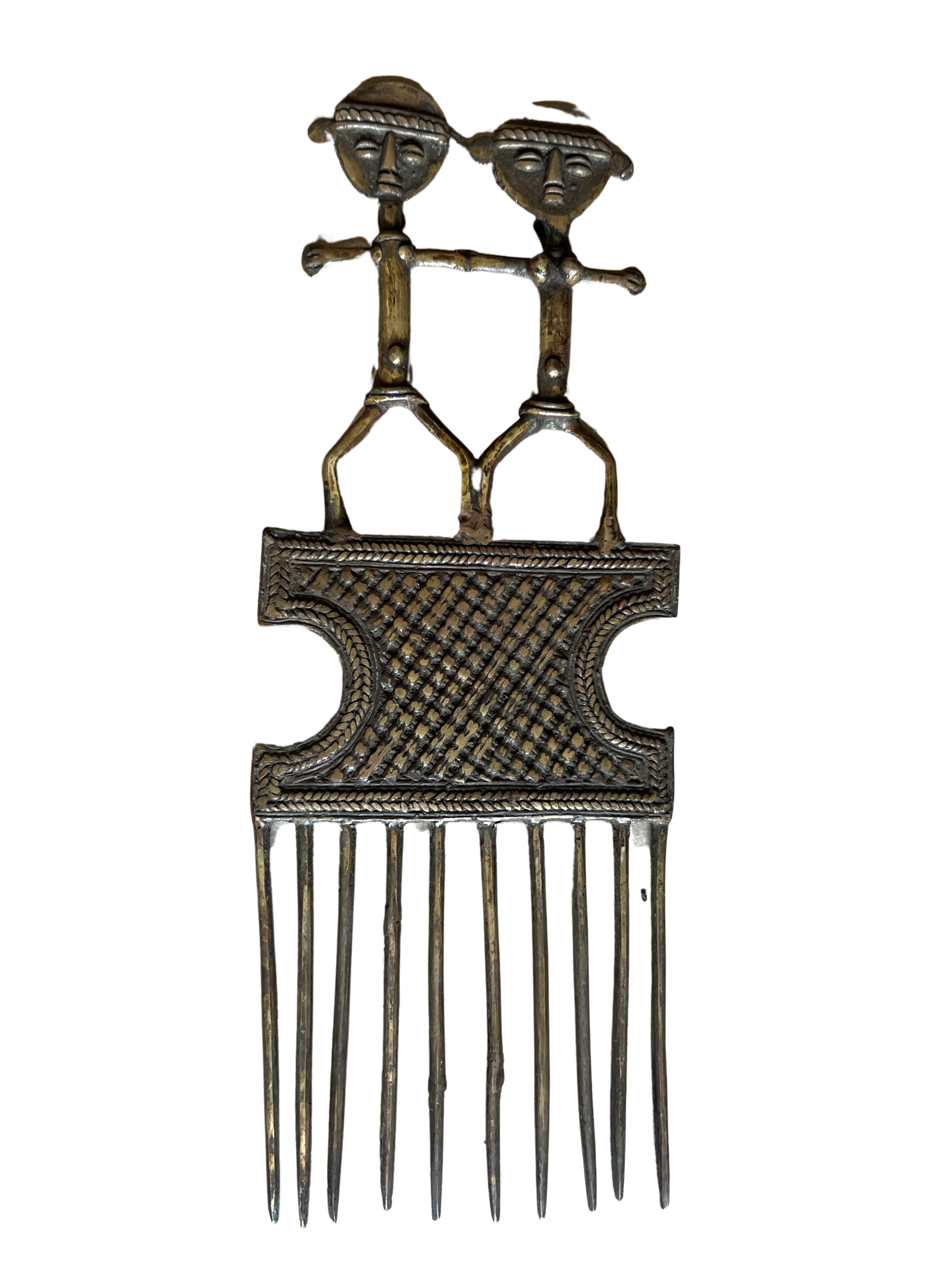 Bakota Bronze Comb