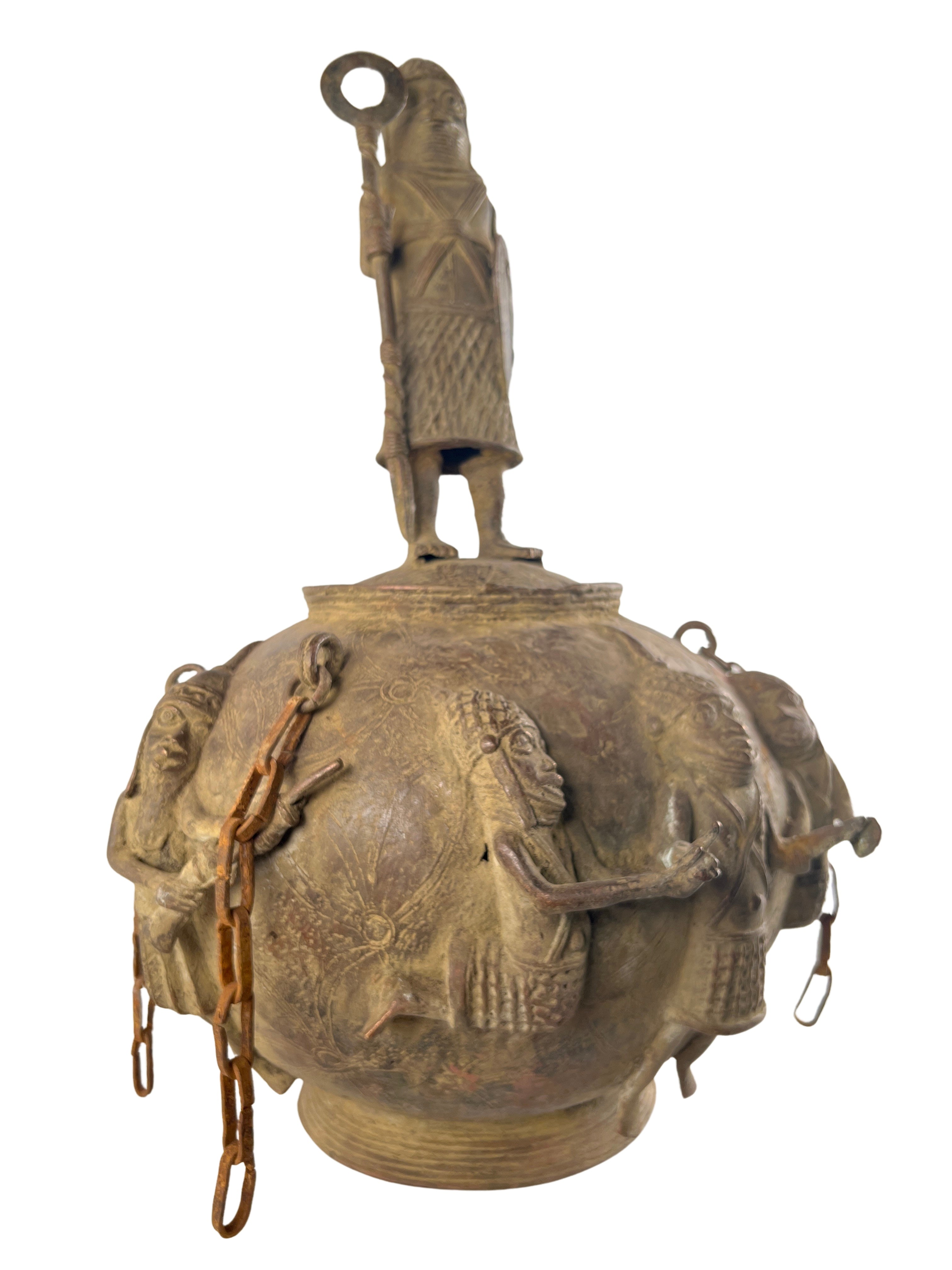Edo Benin Bronze Pot - Edo