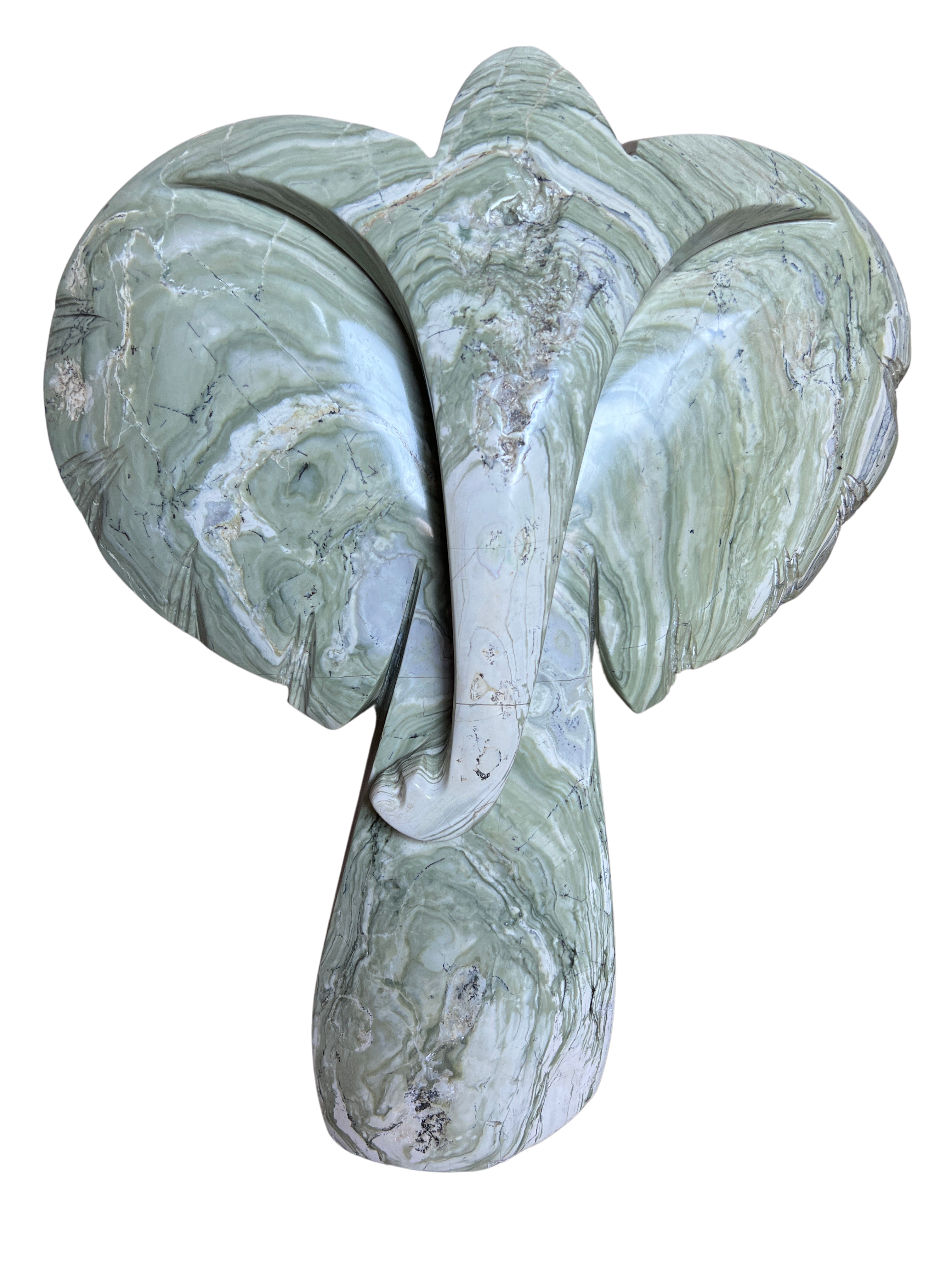 Shona Tribe Butter Jade Elephant - Shona