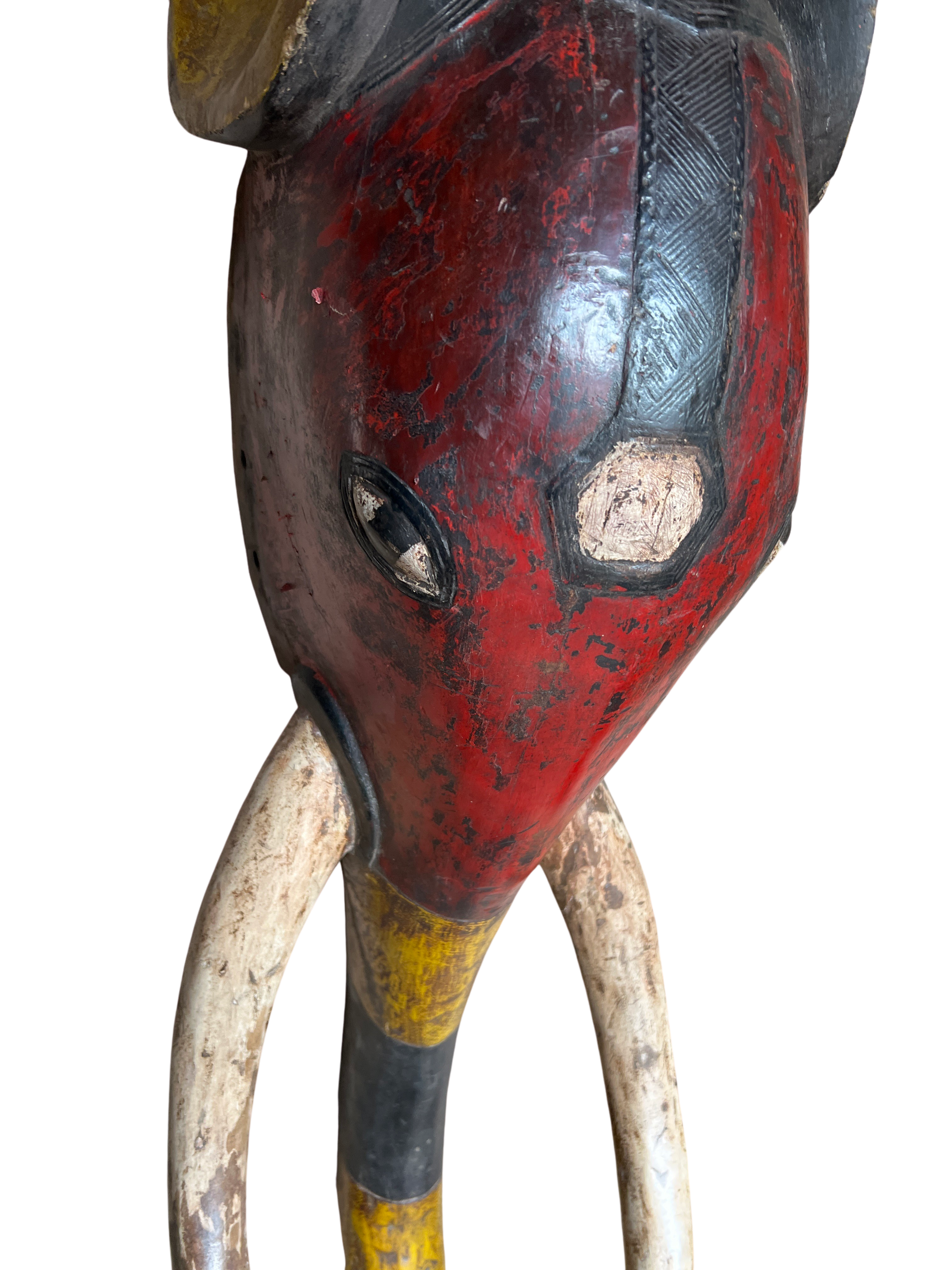 Babanki Painted Elephant Mask - Babanki